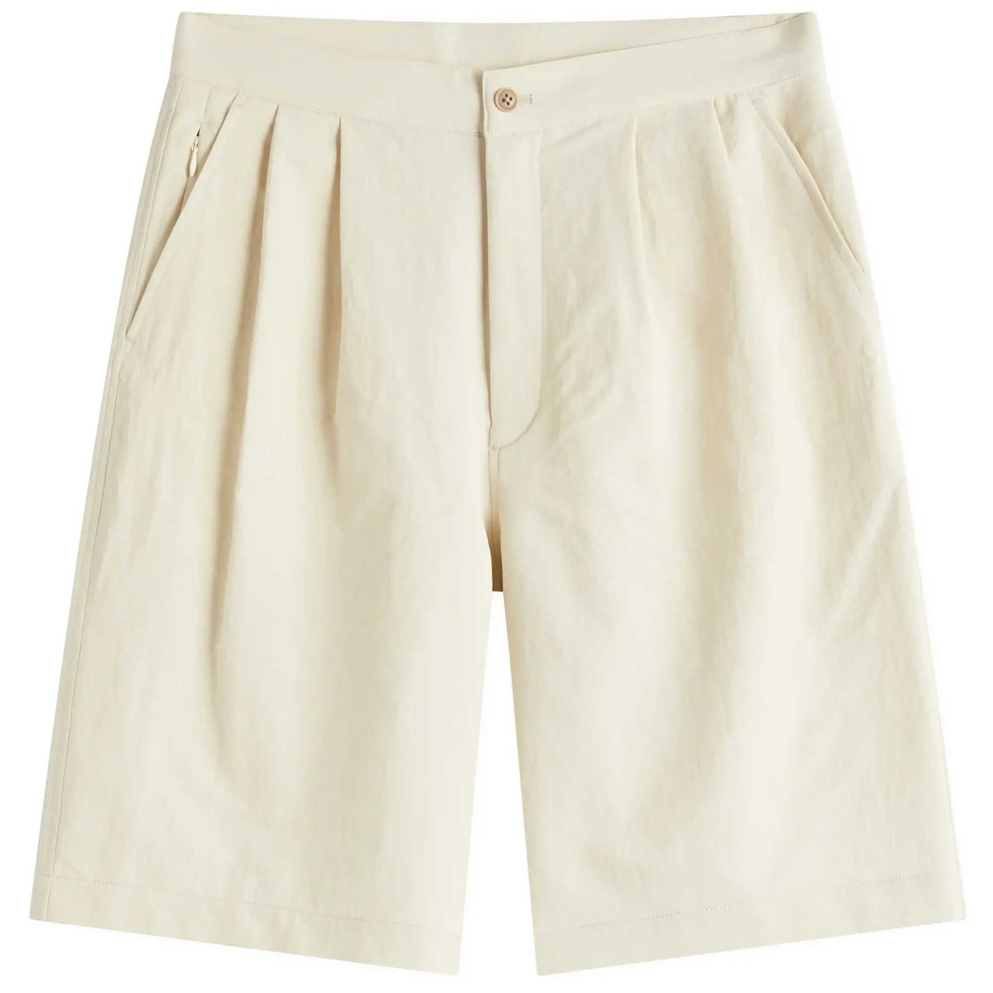 Nanamica Men's Alphadry Double Pleats Shorts Dry Sand