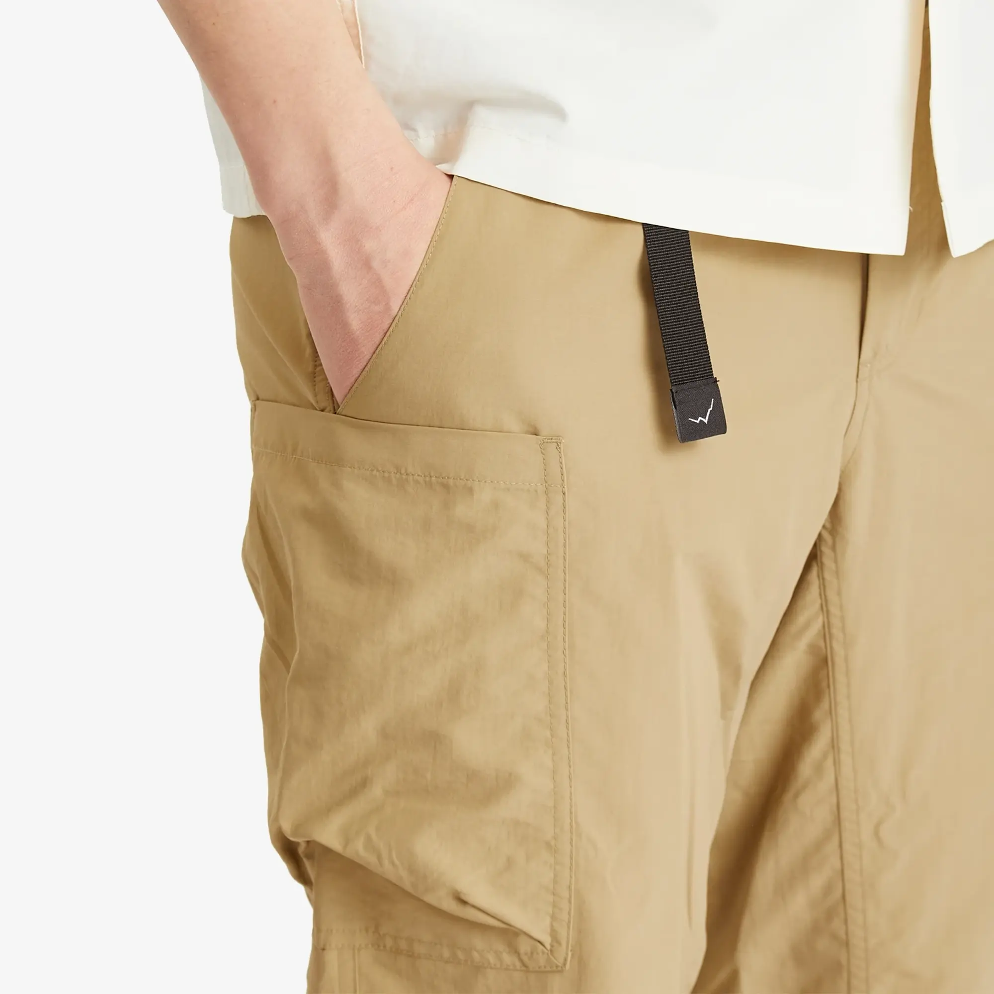 CAYL Men's Multi Pocket Wide Trousers Beige