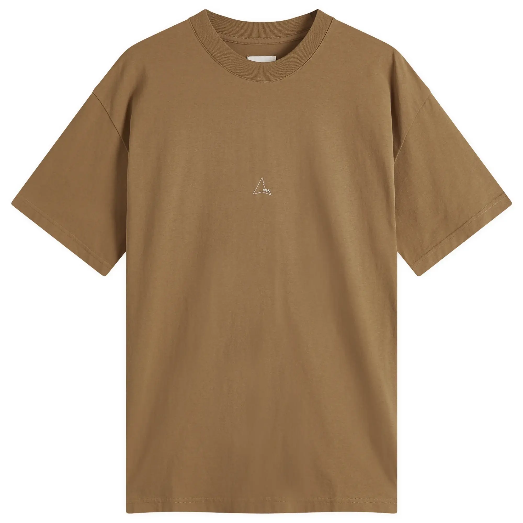 ROA Men's Logo T-Shirt Brown Olive