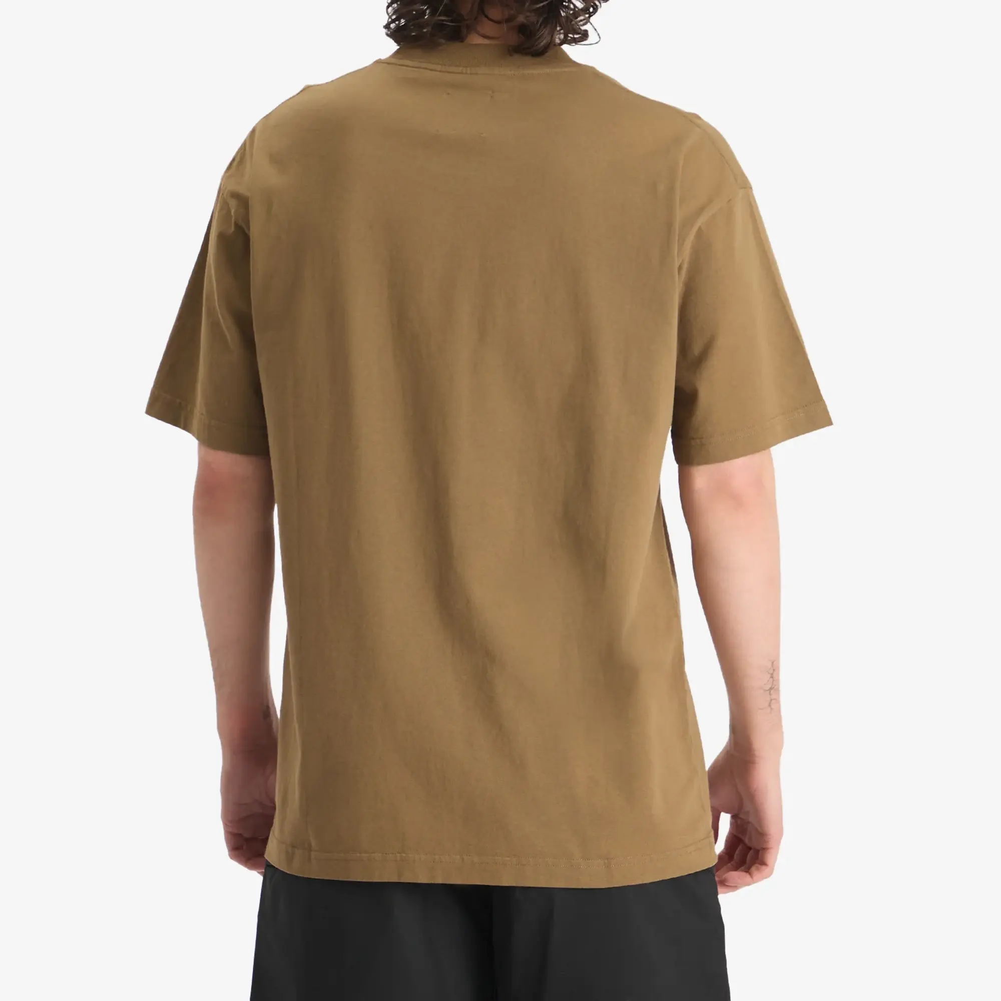 ROA Men's Logo T-Shirt Brown Olive