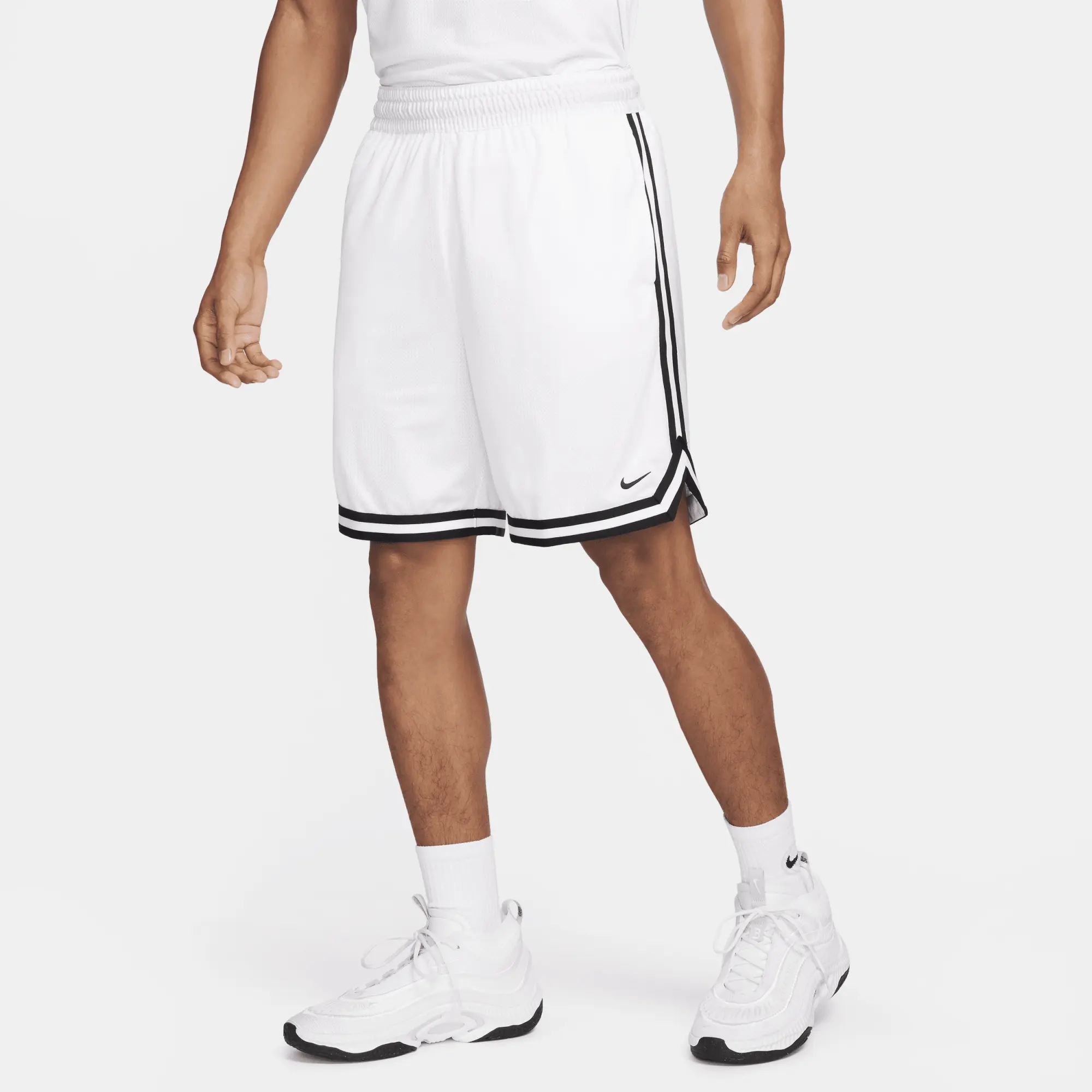 Nike DNA Men's Dri-FIT 20cm (approx.) Basketball Shorts - White - Recycled Polyester