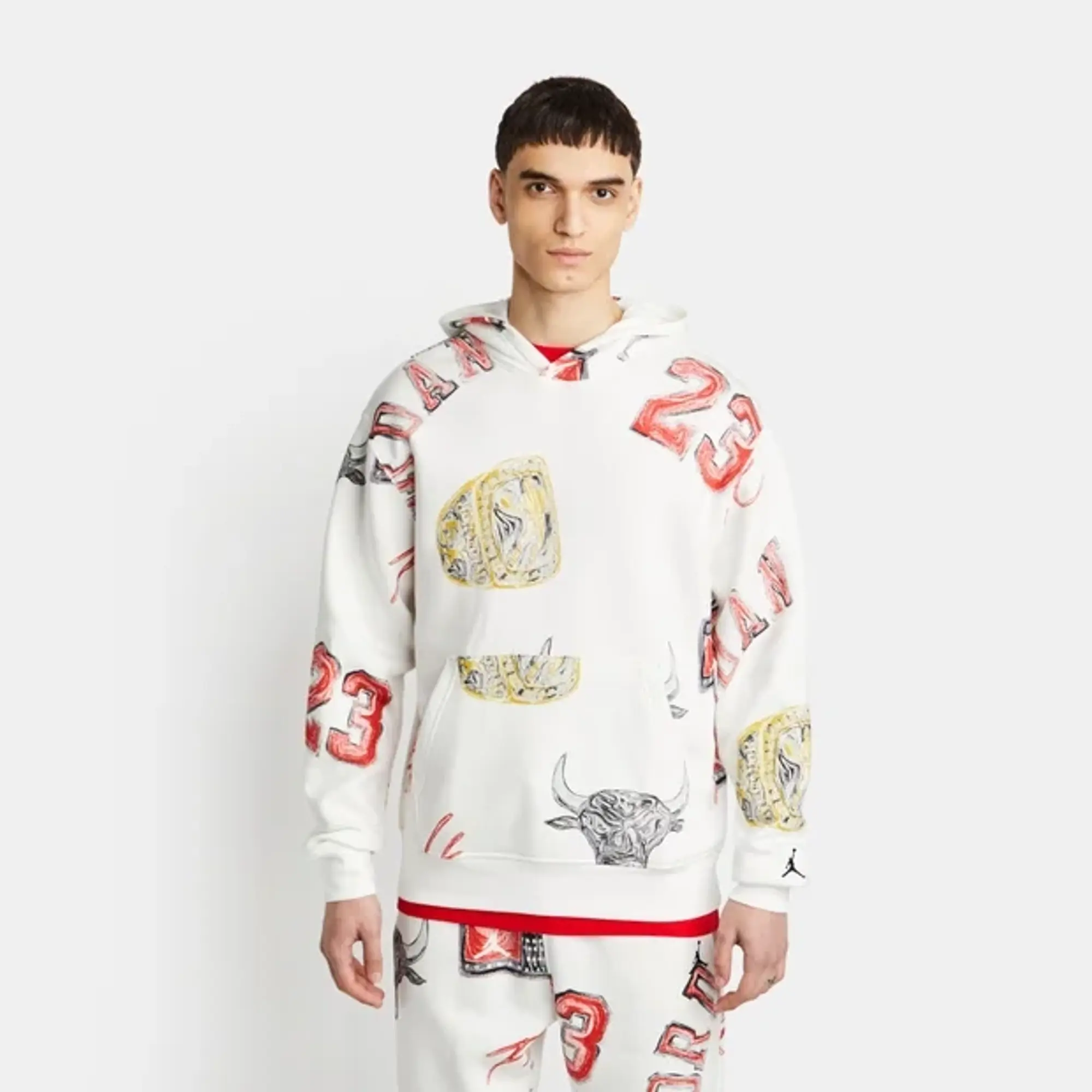 Nike Jordan Jordan Essentials Aop Men Hoodies - White