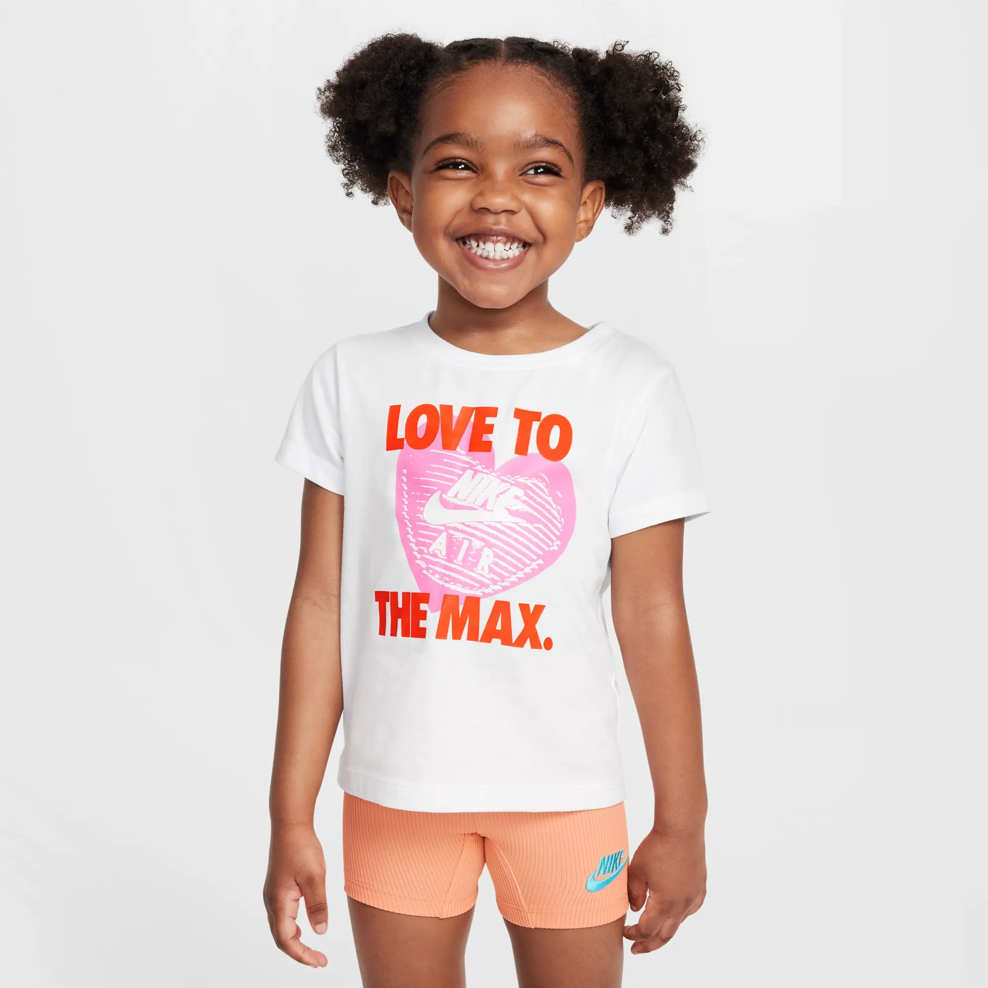 Nike Toddler Lover to the Max Graphic T-Shirt - White