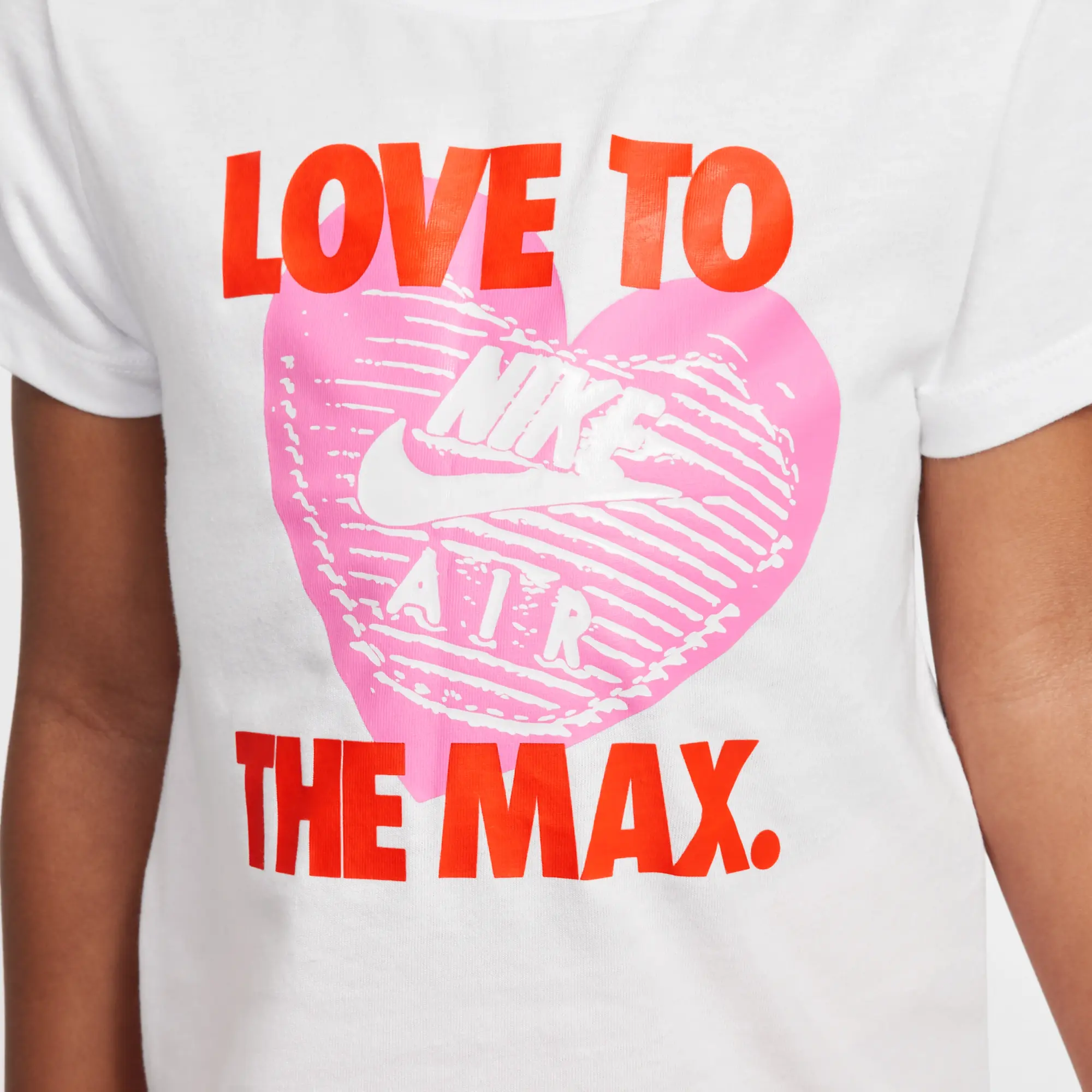Nike Toddler Lover to the Max Graphic T-Shirt - White
