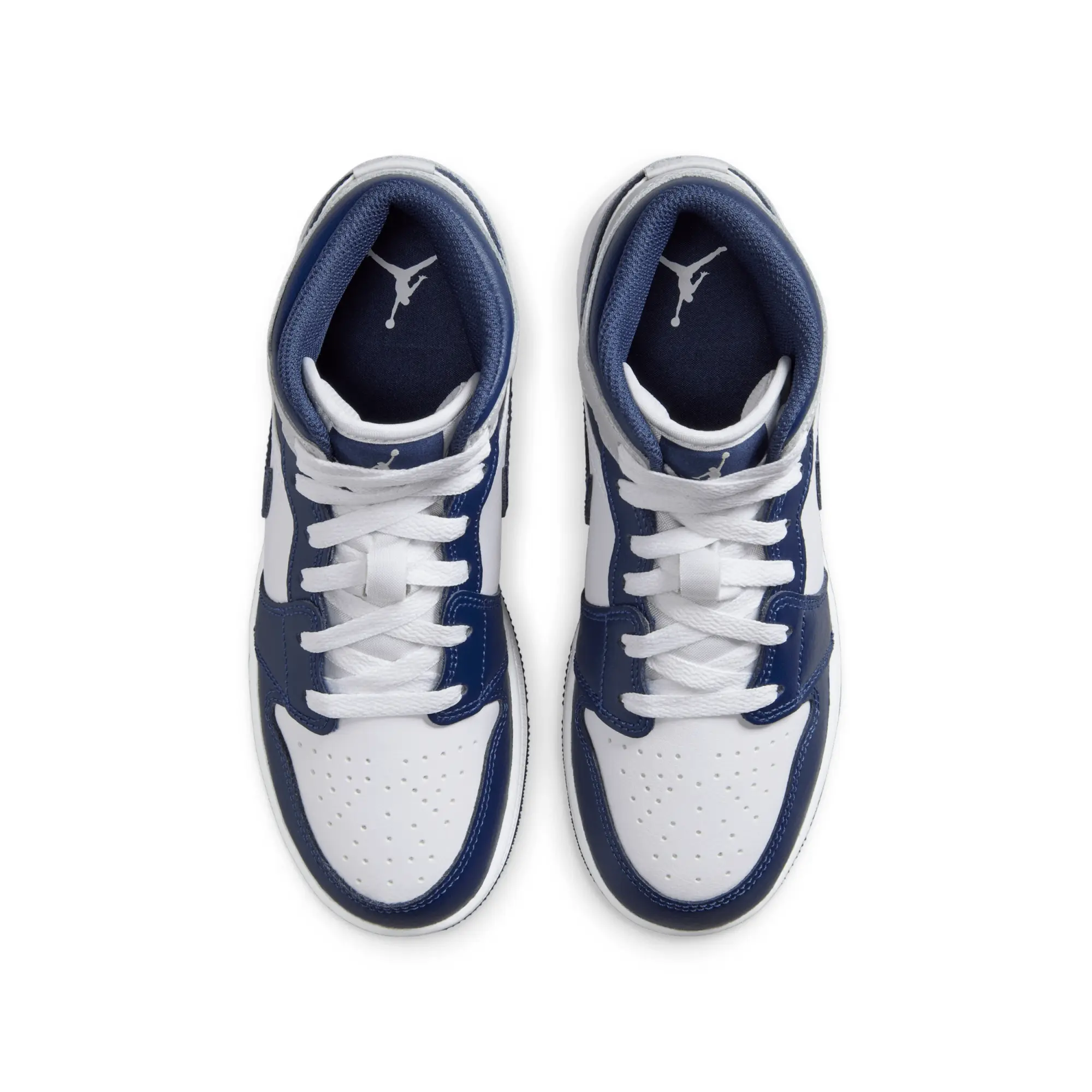 Nike Jordan Nike Air Jordan 1 Mid Older Kids' Shoes - White