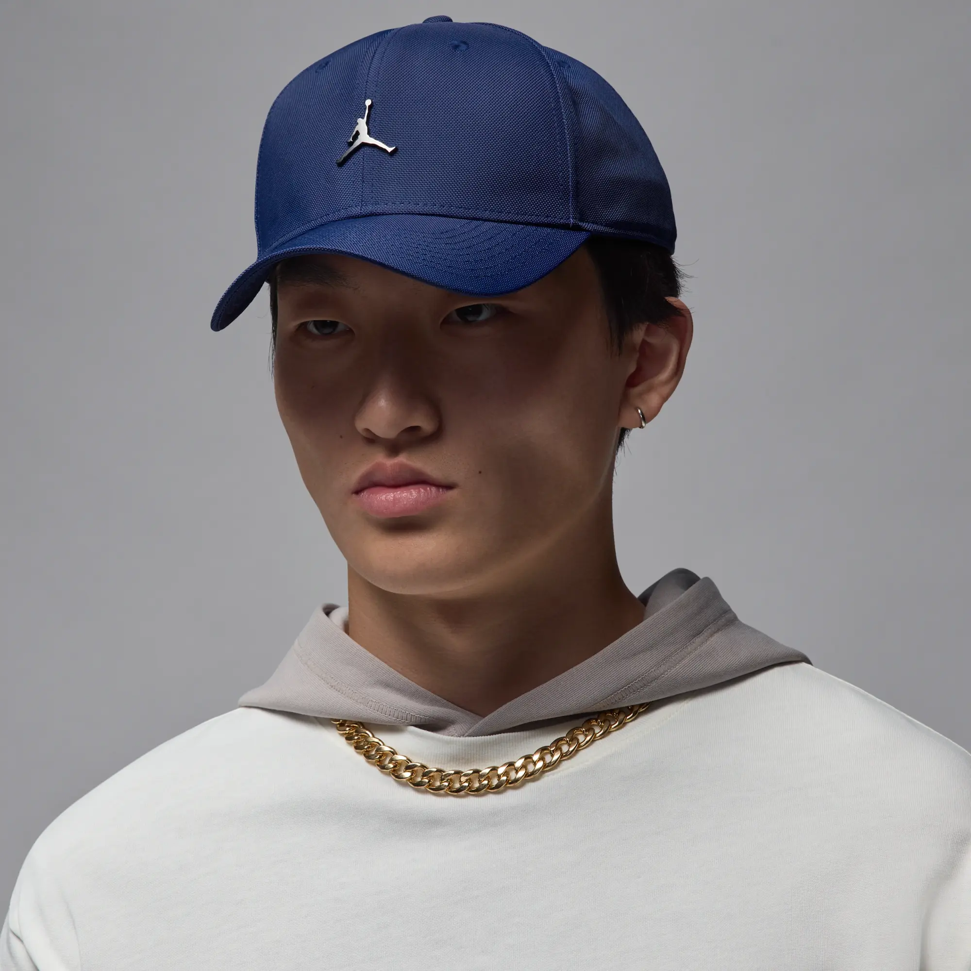 Nike Jordan Rise Structured Metal Jumpman Hat - Blue - Sustainable Materials