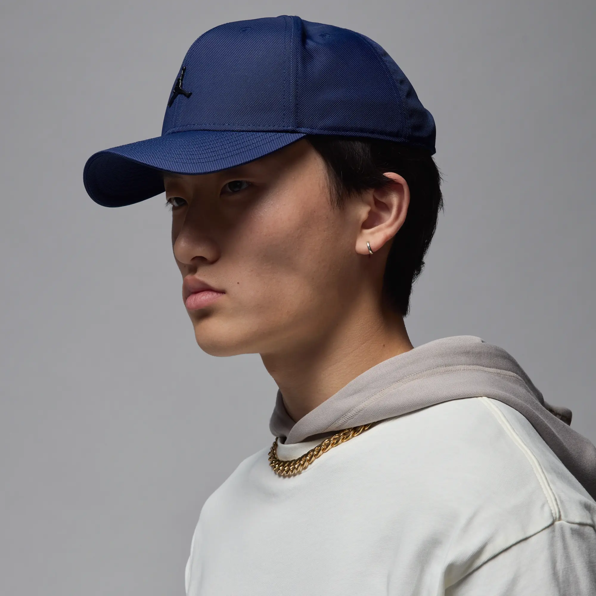 Nike Jordan Rise Structured Metal Jumpman Hat - Blue - Sustainable Materials