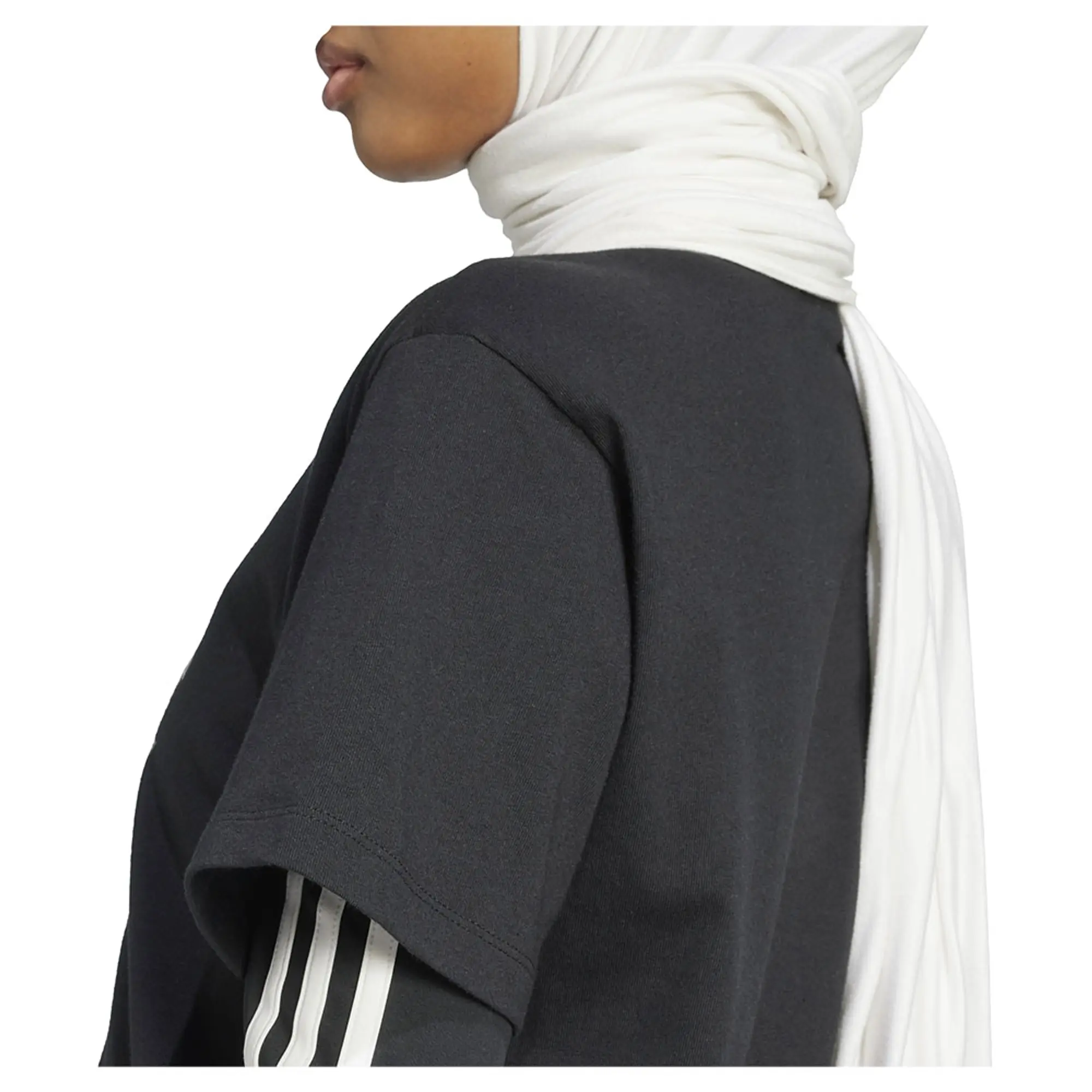 adidas Originals Western Trefoil Boyfriend T-Shirt - Black - Womens