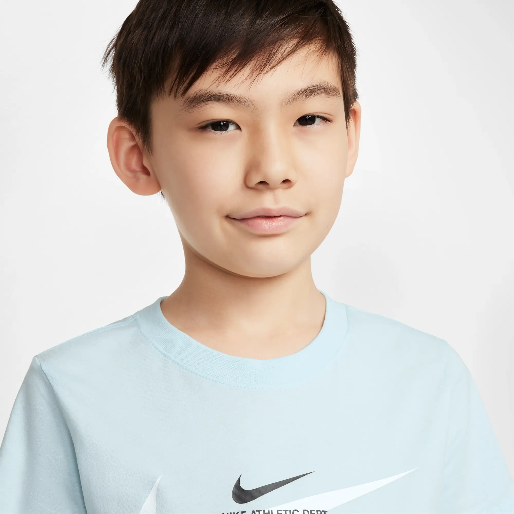 Nike Sportswear Older Kids' (Boys') T-Shirt - Blue - Cotton