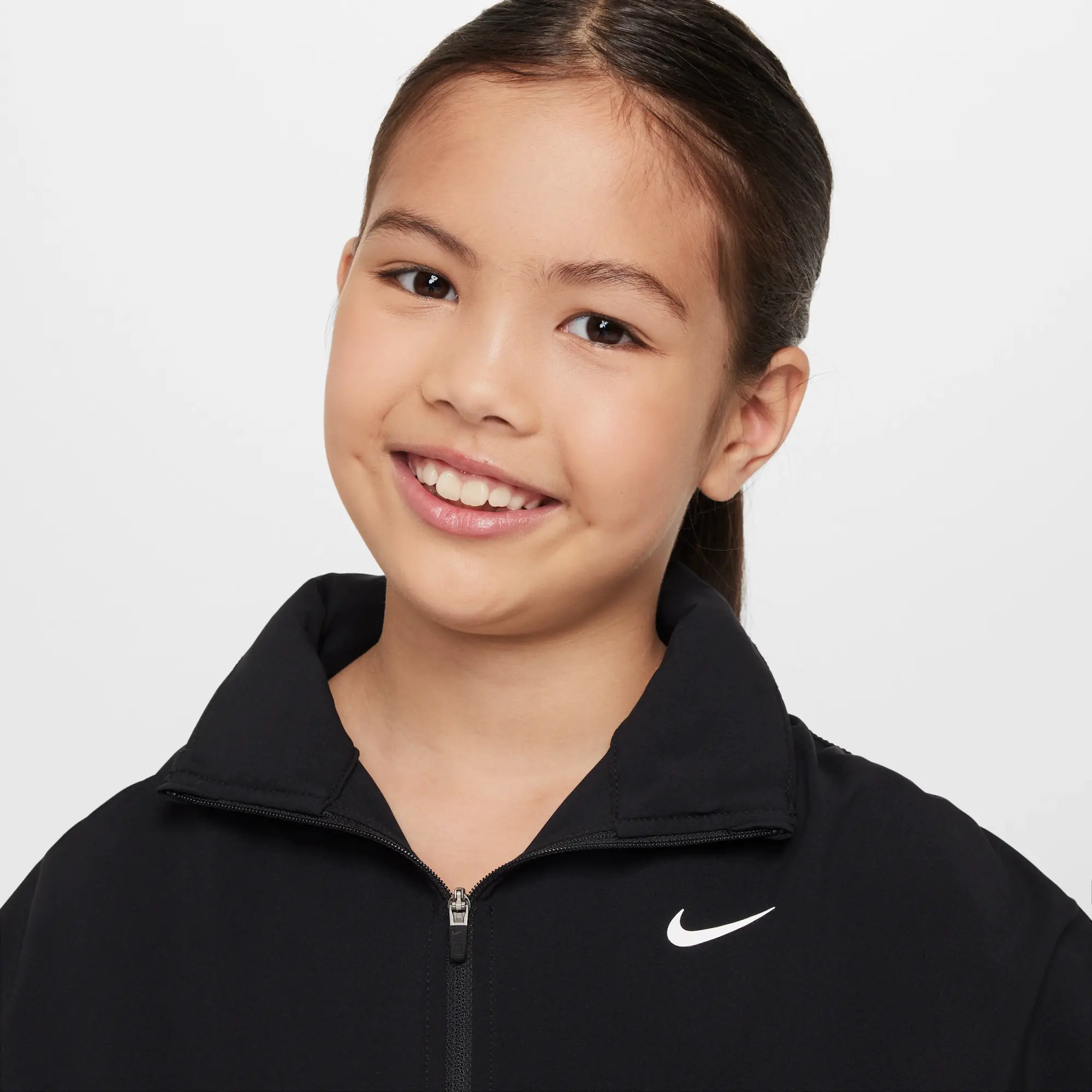 Nike Girls' Dri-FIT Lightweight Jacket - Black - Polyester