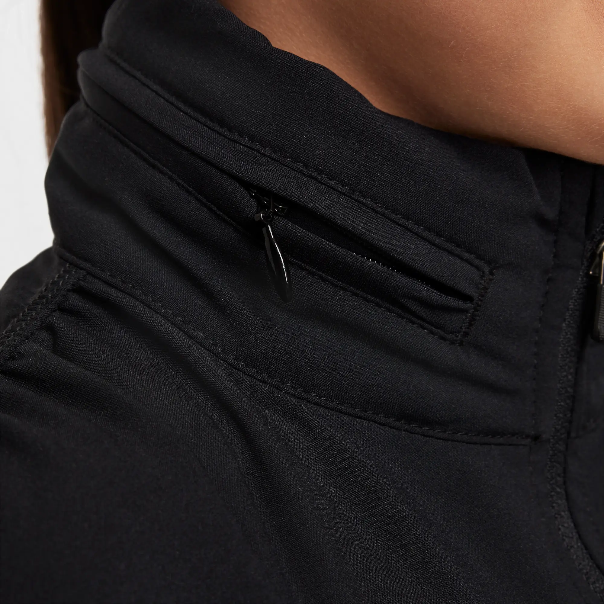 Nike Girls' Dri-FIT Lightweight Jacket - Black - Polyester