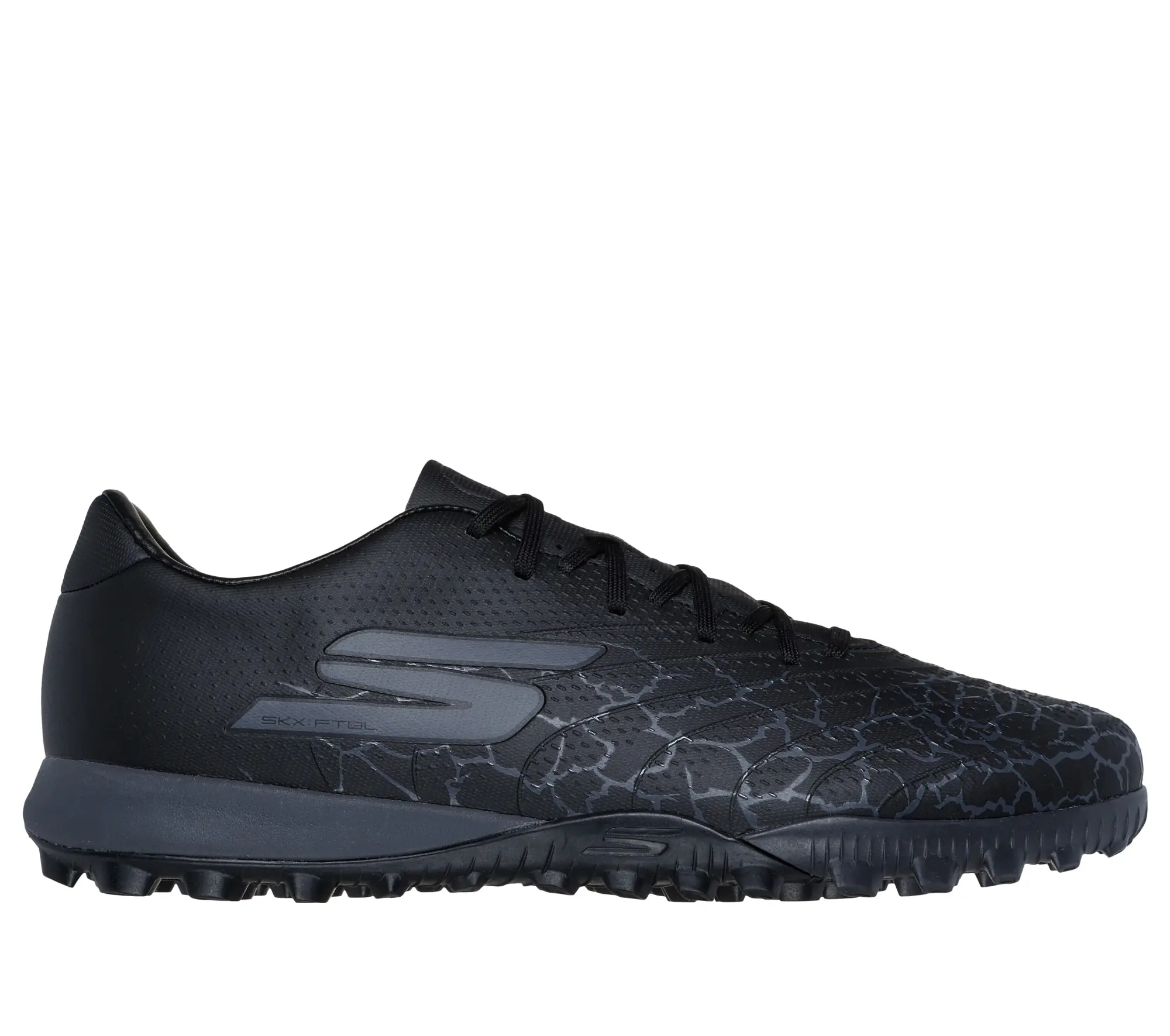 Skechers SKX_1.5 Academy TF Shoes in Black/Silver