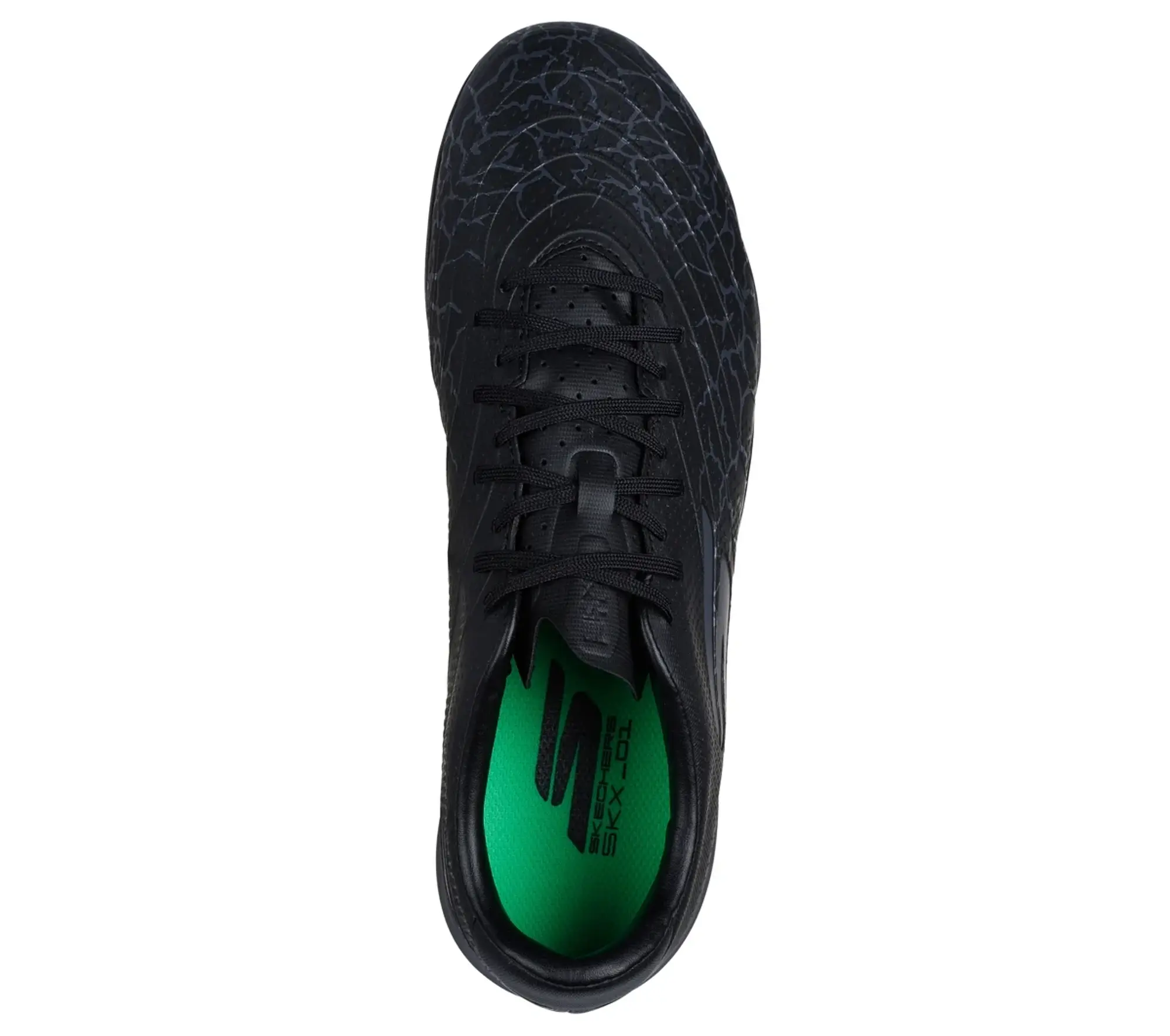 Skechers SKX_1.5 Academy TF Shoes in Black/Silver