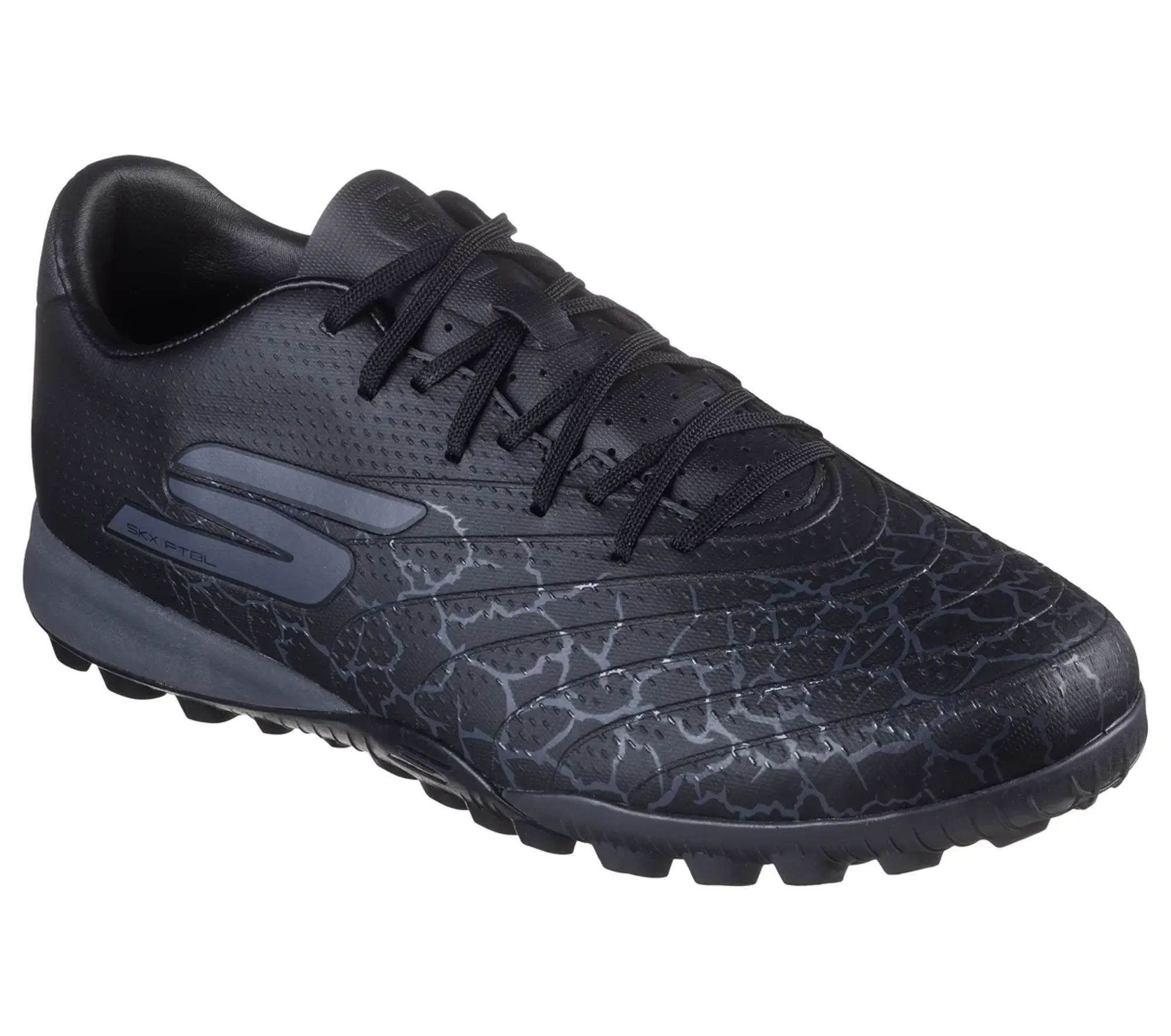 Skechers SKX_1.5 Academy TF Shoes in Black/Silver