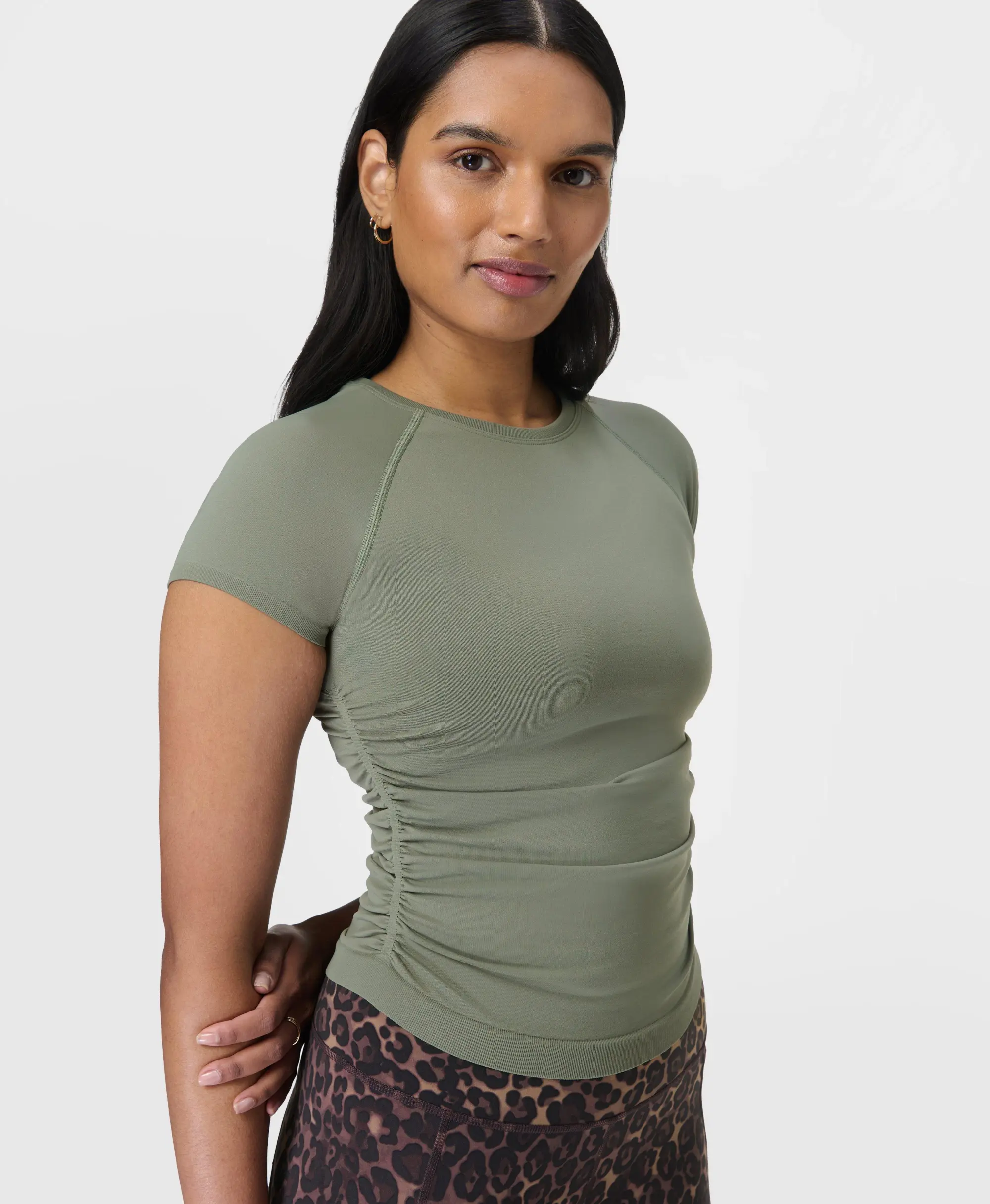 Athlete Seamless Ruched T-Shirt