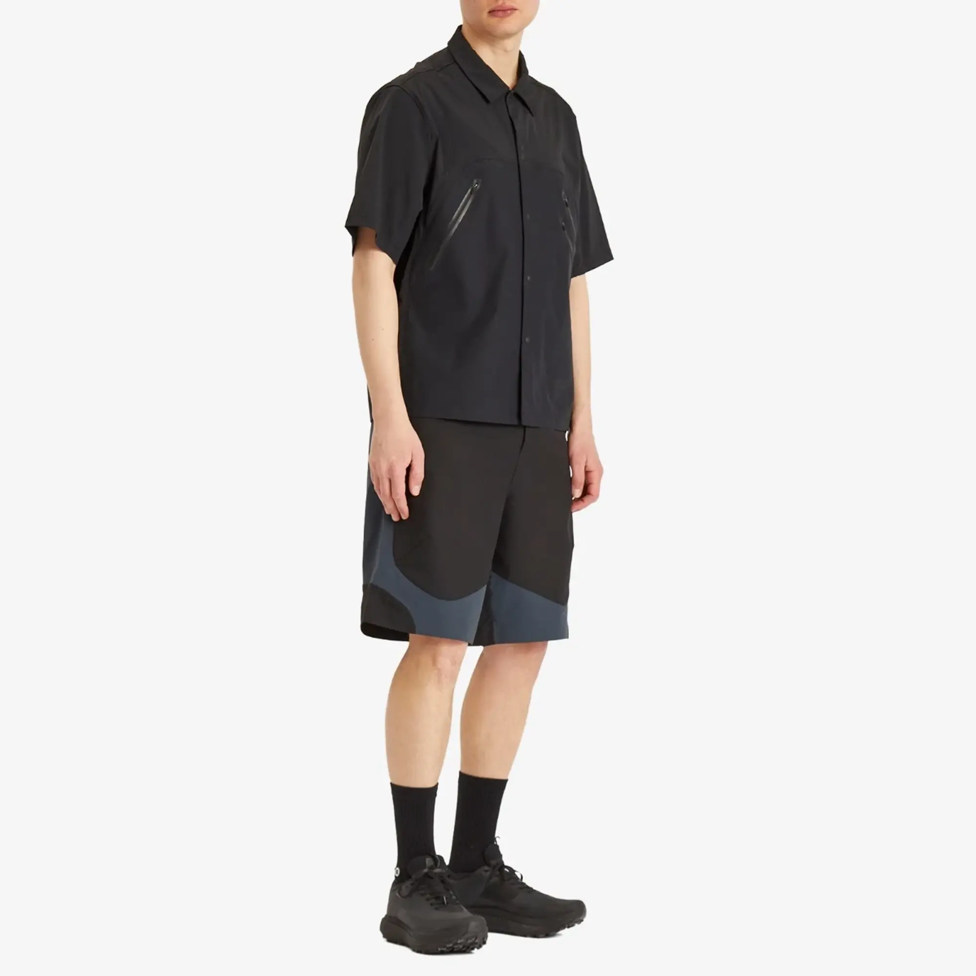 Purple Mountain Observatory Men's Terrain Shorts Black/Airforce Blue