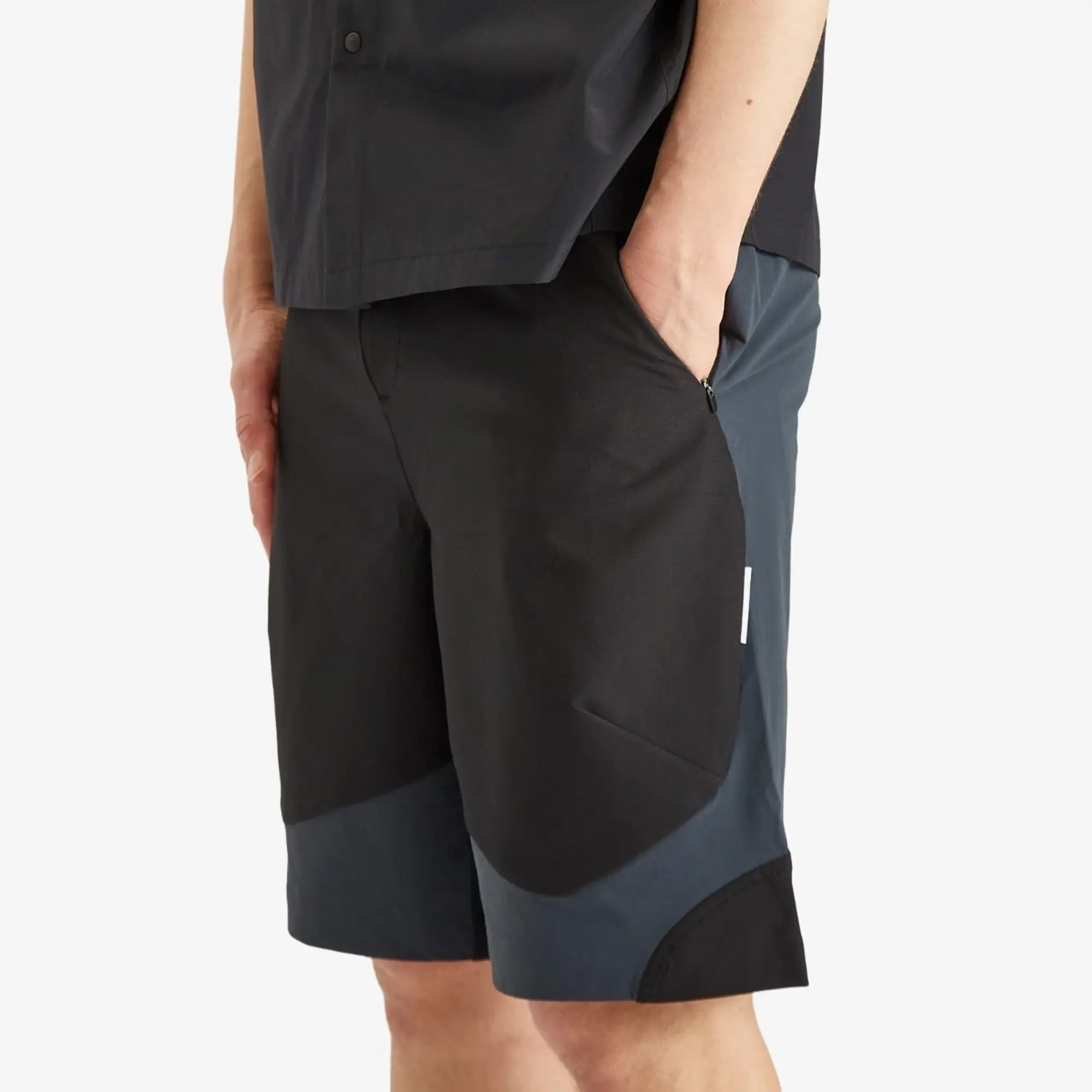 Purple Mountain Observatory Men's Terrain Shorts Black/Airforce Blue