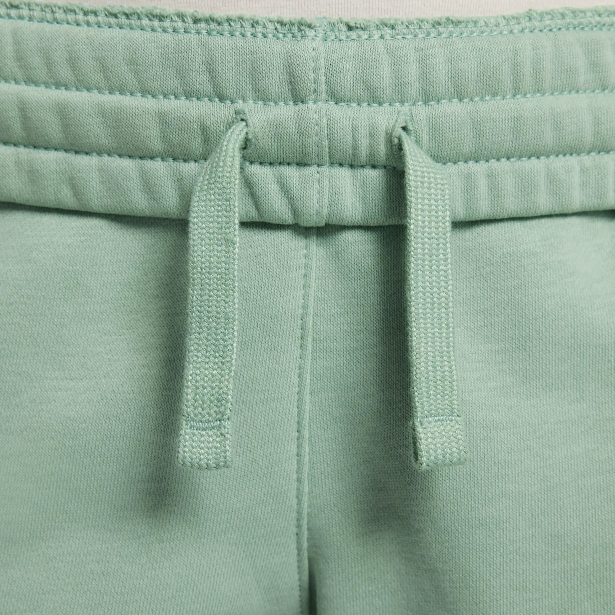 Nike Sportswear Club Fleece Older Kids' (Girls') 13cm (approx.) French Terry Shorts - Green - Cotton/Polyester