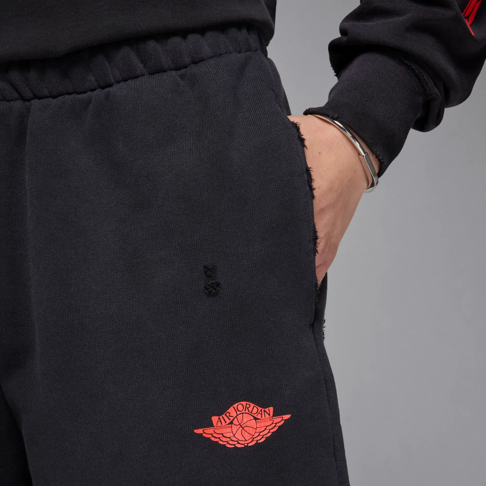 Nike Jordan Nike Air Jordan Rare Air Men's French Terry Shorts - Black - Fleece