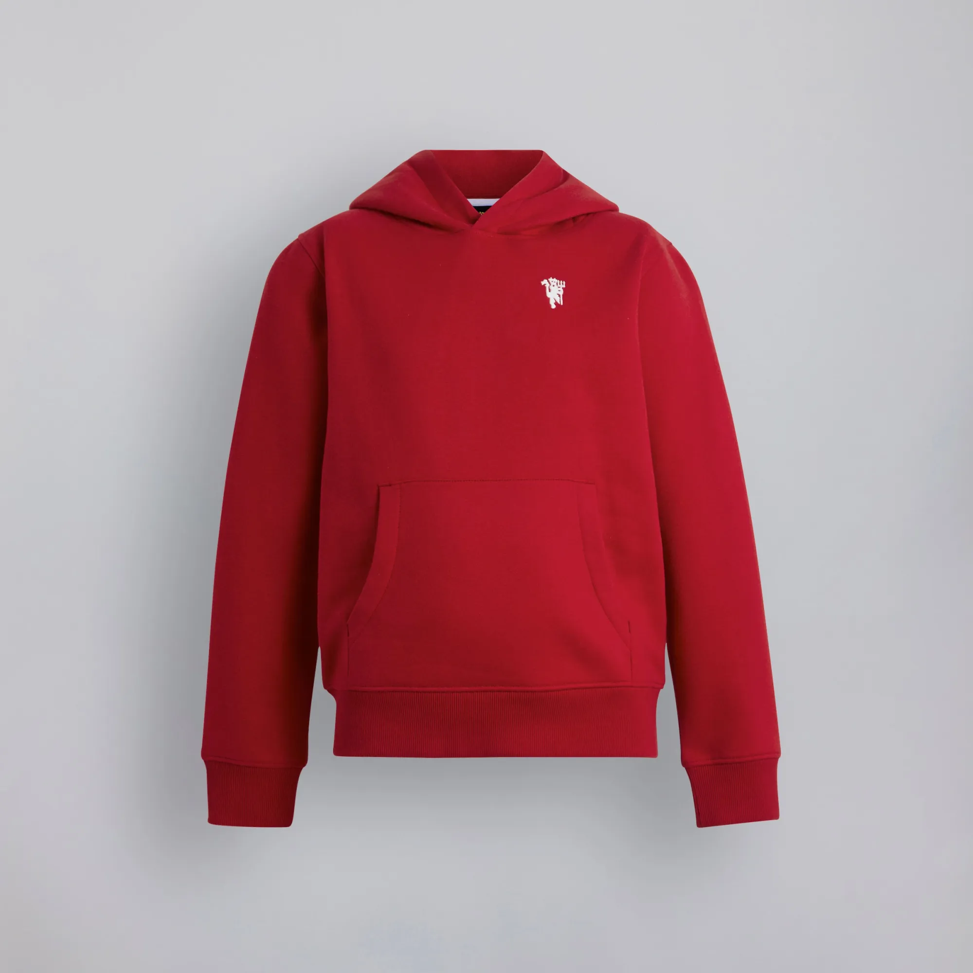 Manchester United Kids Devil Emblem Overhead Hoodie Red