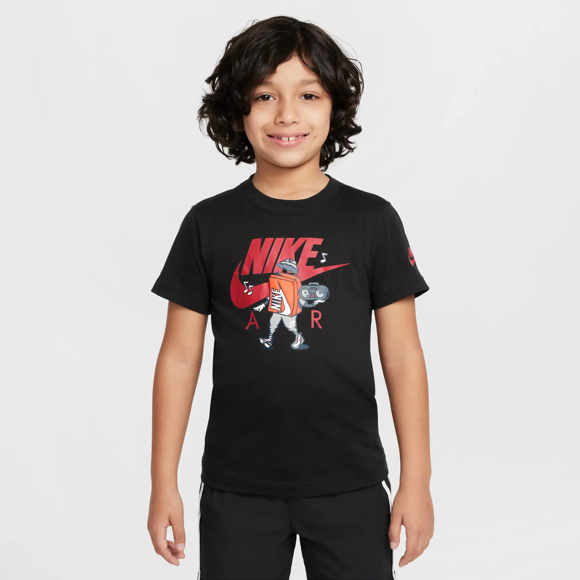 Nike Younger Kids' Air Boxy T-Shirt - Black
