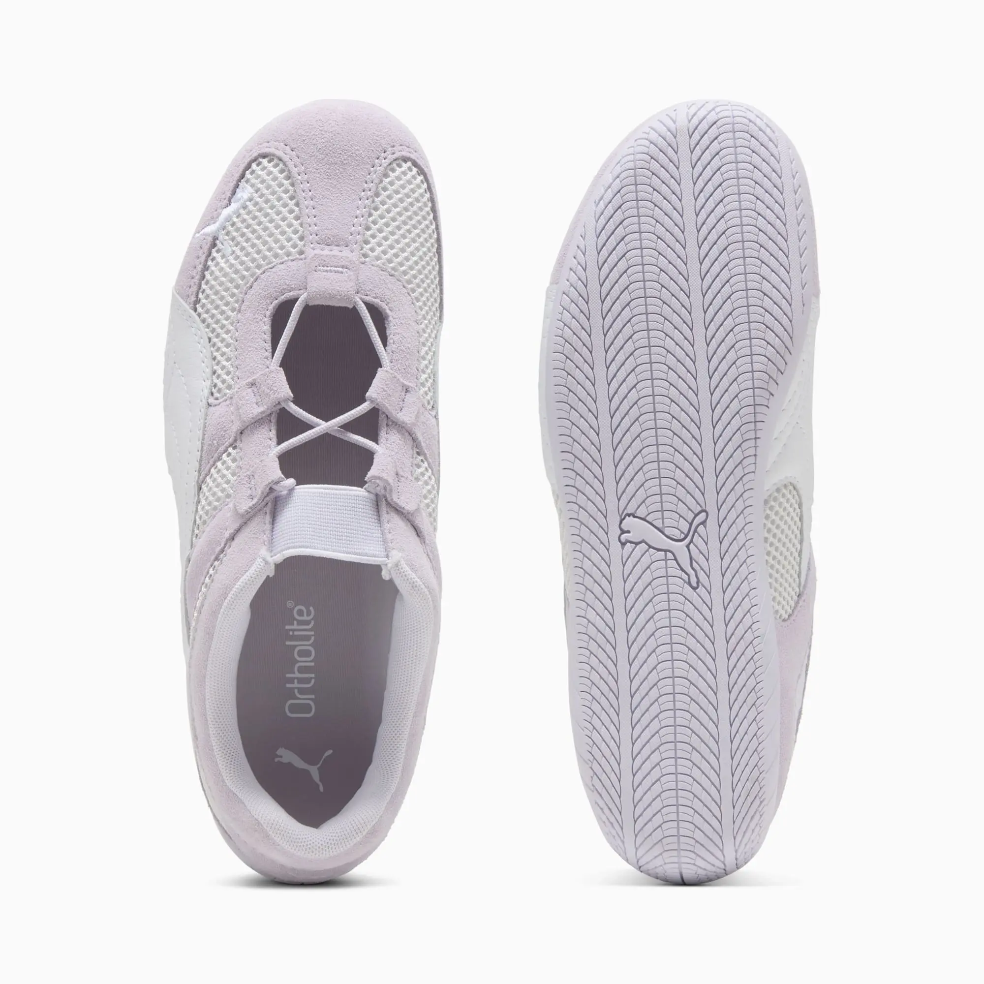 PUMA SpeedCat Go Shoes Women Sandals, Spring Lavender/White, size 3