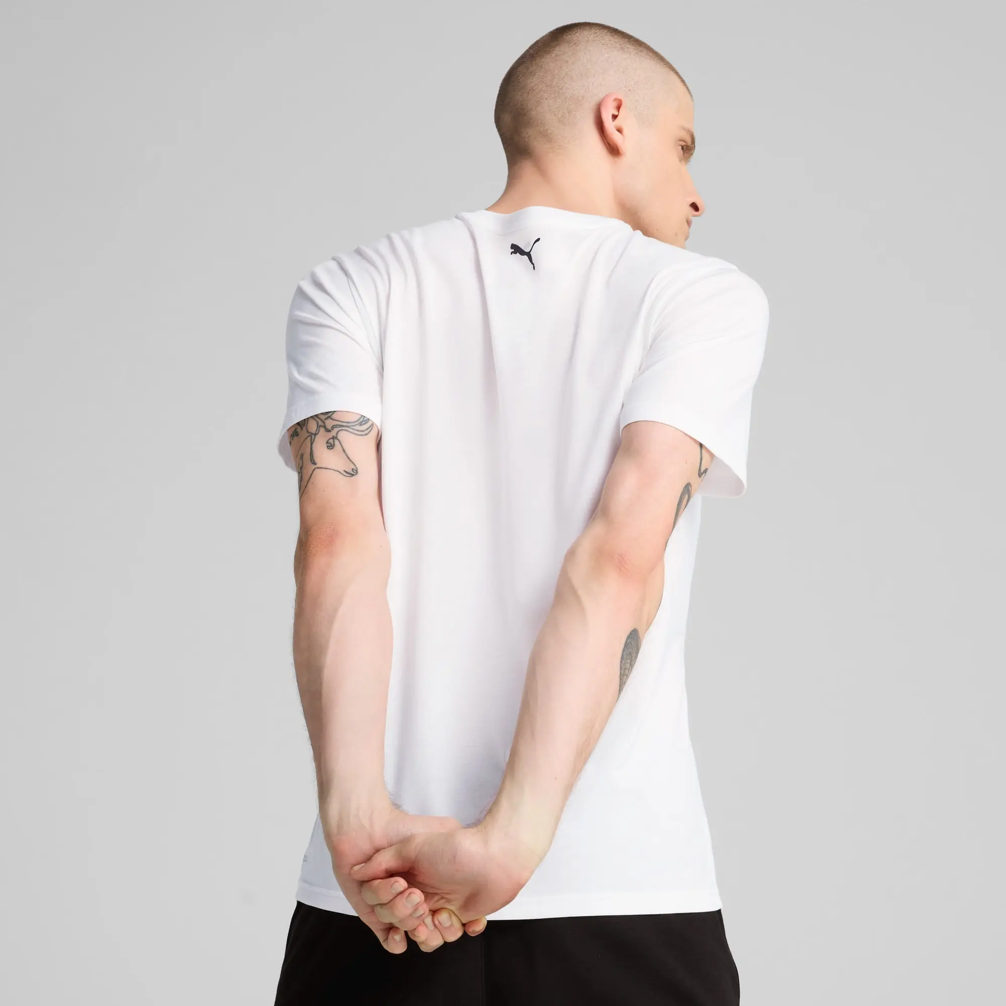 PUMA Tad Tech Triblend T-Shirt Men, White, size 3XL
