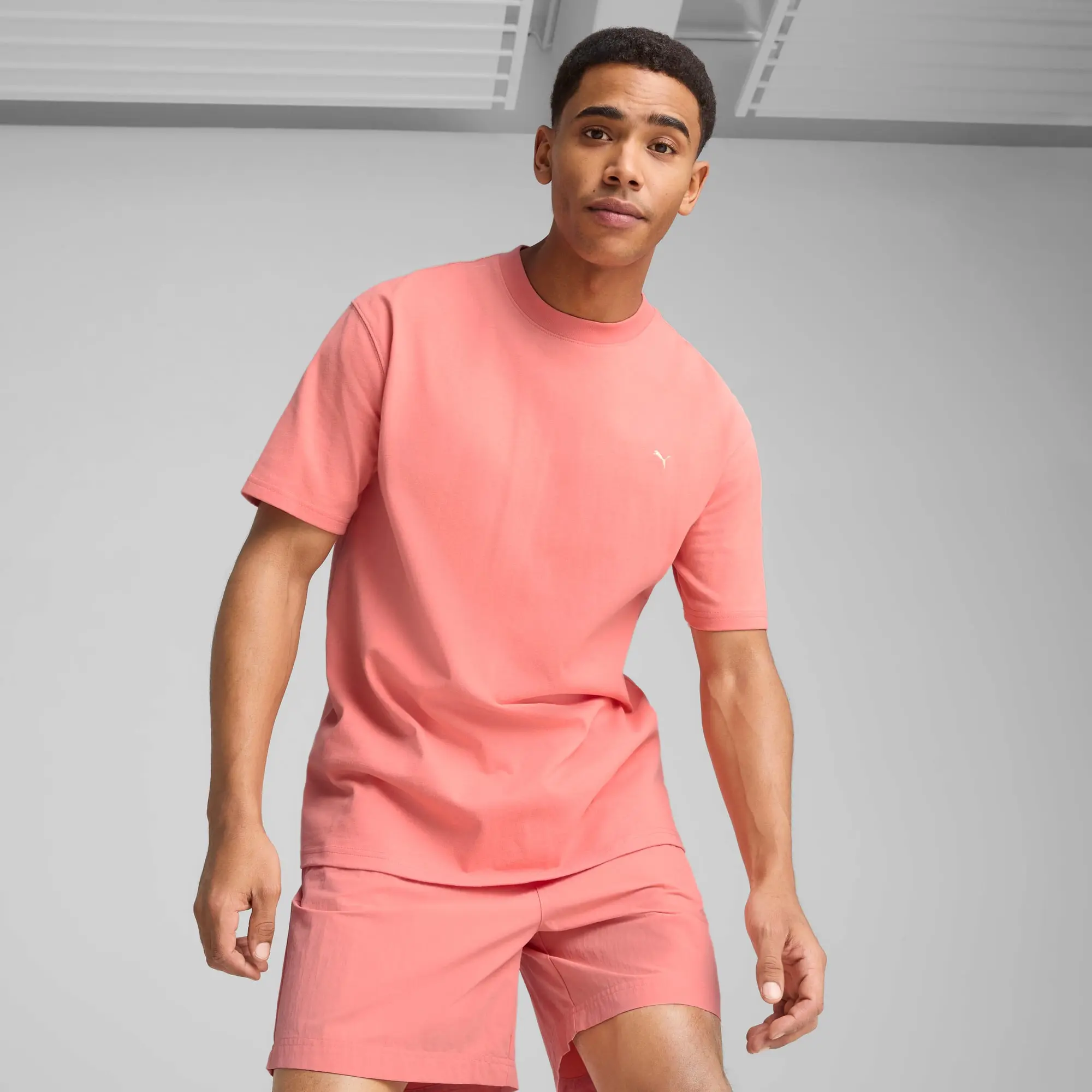 PUMA MMQ T-Shirt Men, Hibiscus Flower, size Large