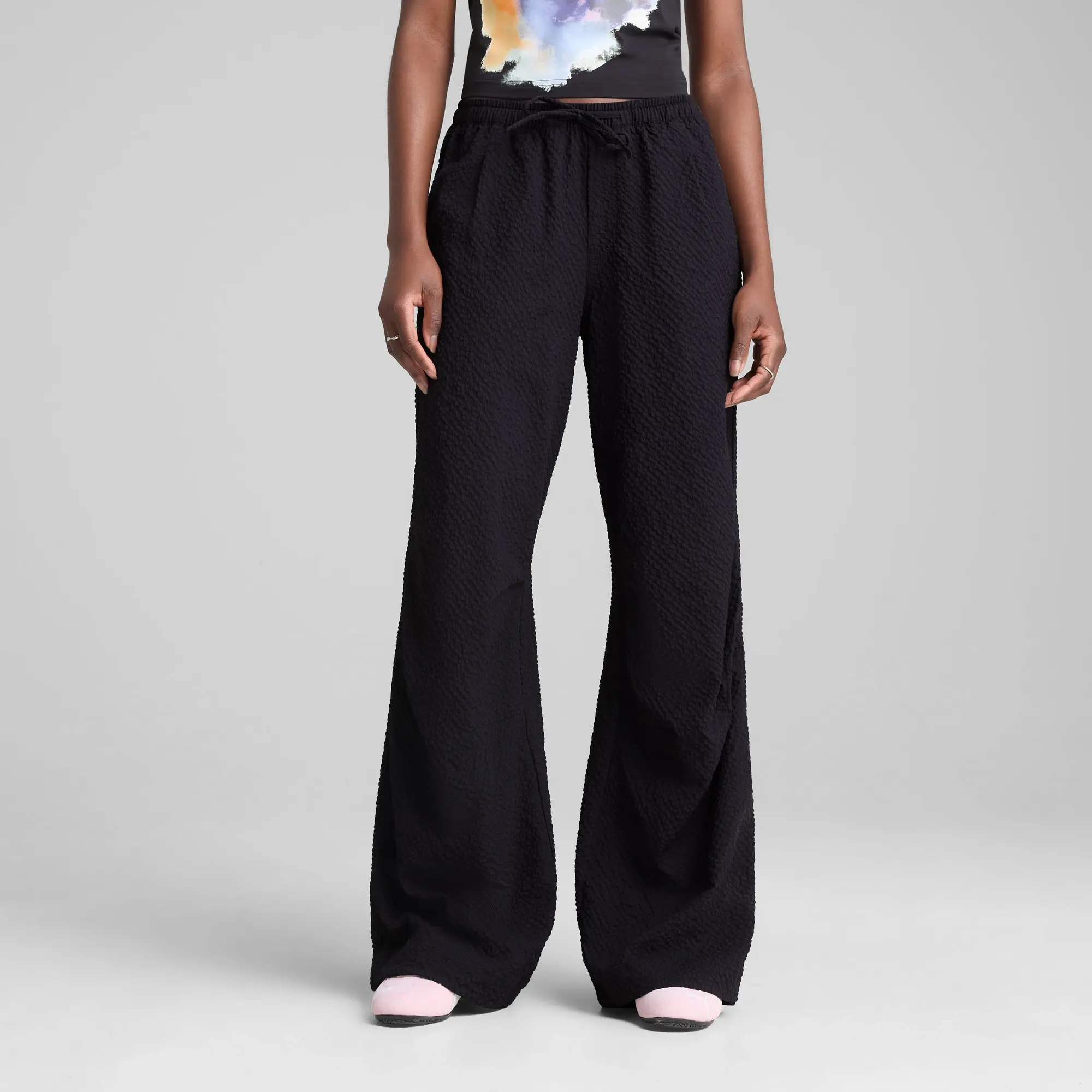 PUMA Yona Parachute Pants Women, Dark Blue, size Large