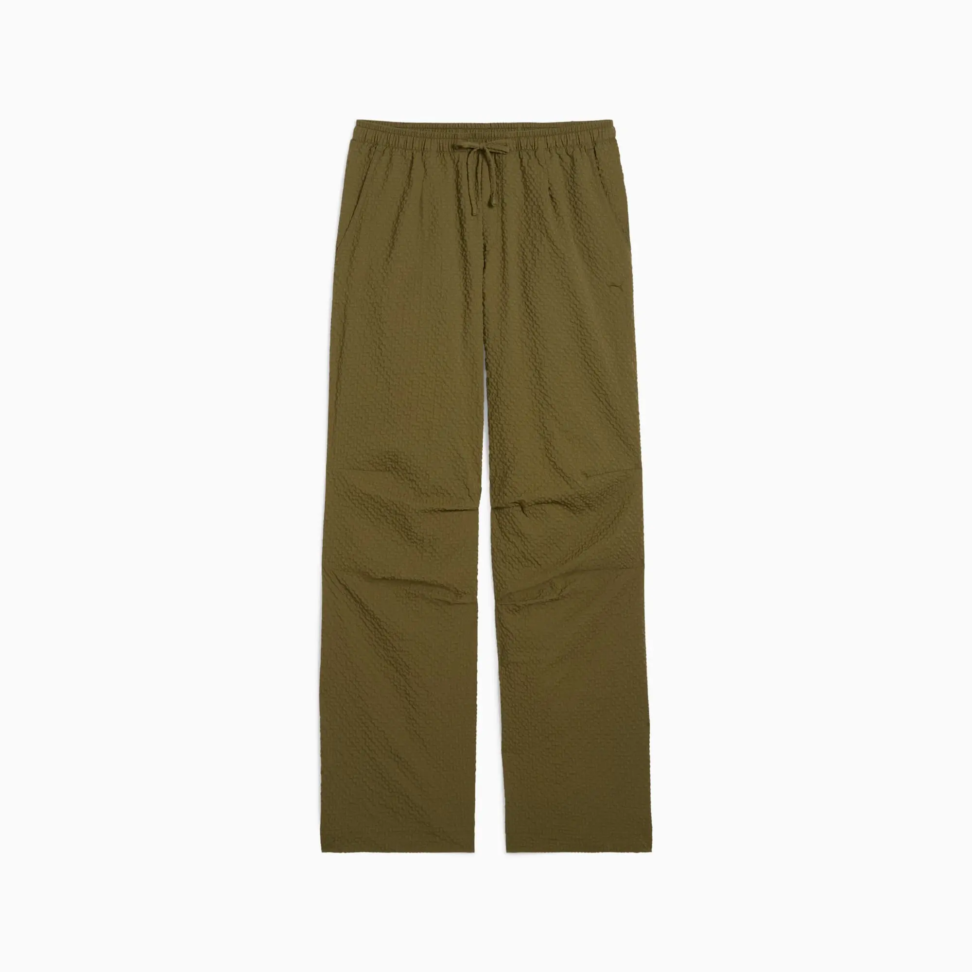 PUMA Yona Parachute Pants Women, Olive Drab, size Large