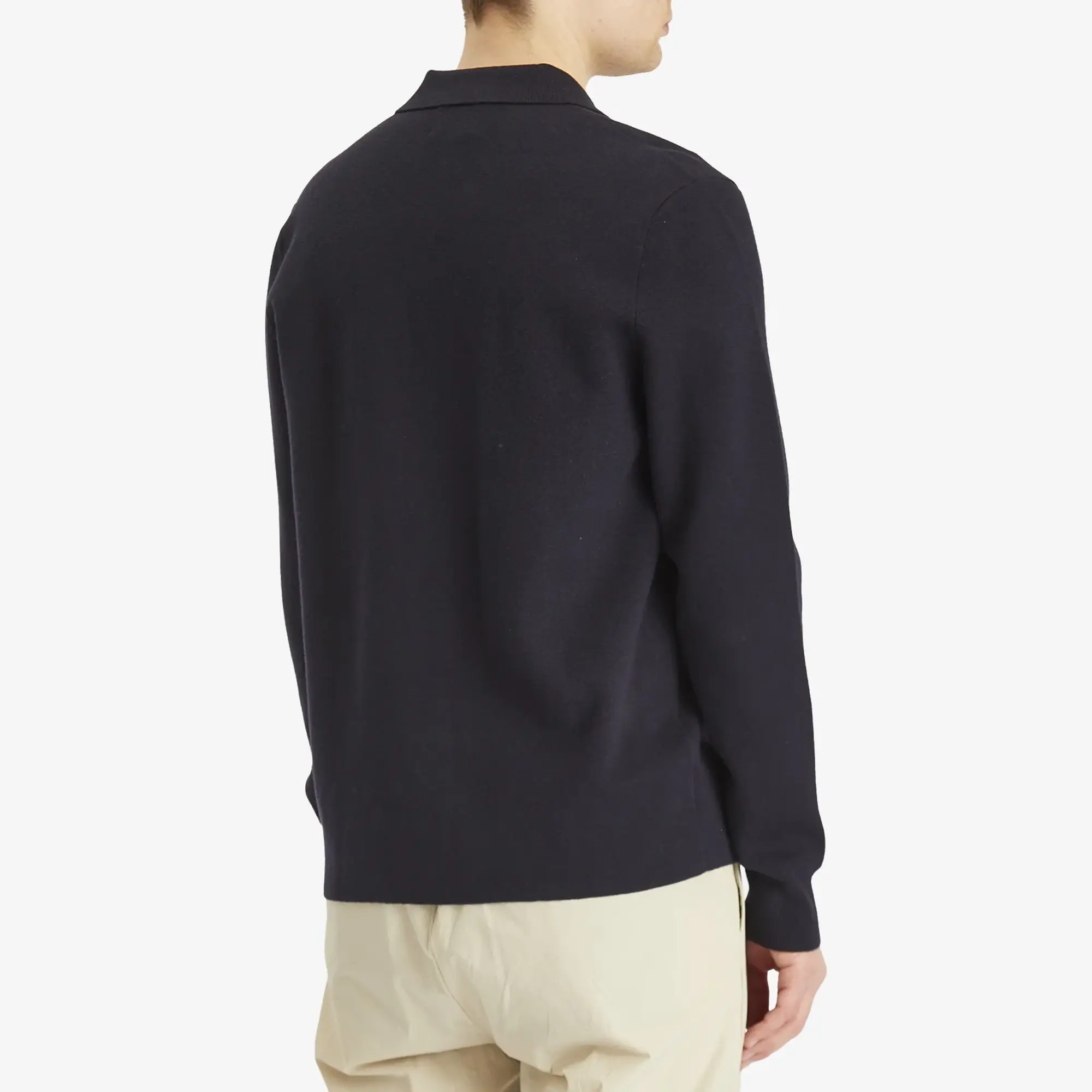 Norse Projects Men's Nicolai Merino Cotton Milano Jacket Dark Navy