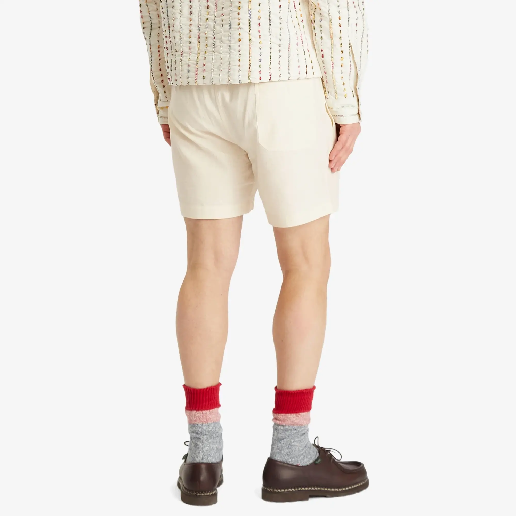 Kardo Men's Drawstring Shorts White