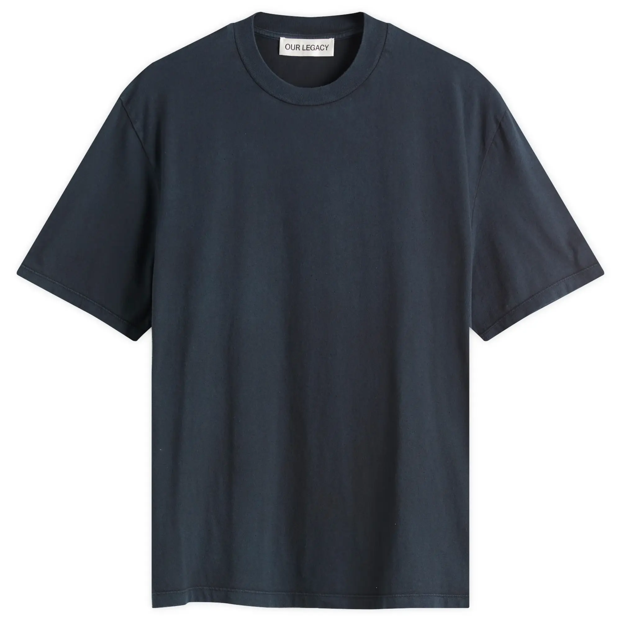 Our Legacy Men's Box T-Shirt Worn Blue Legacy Jersey