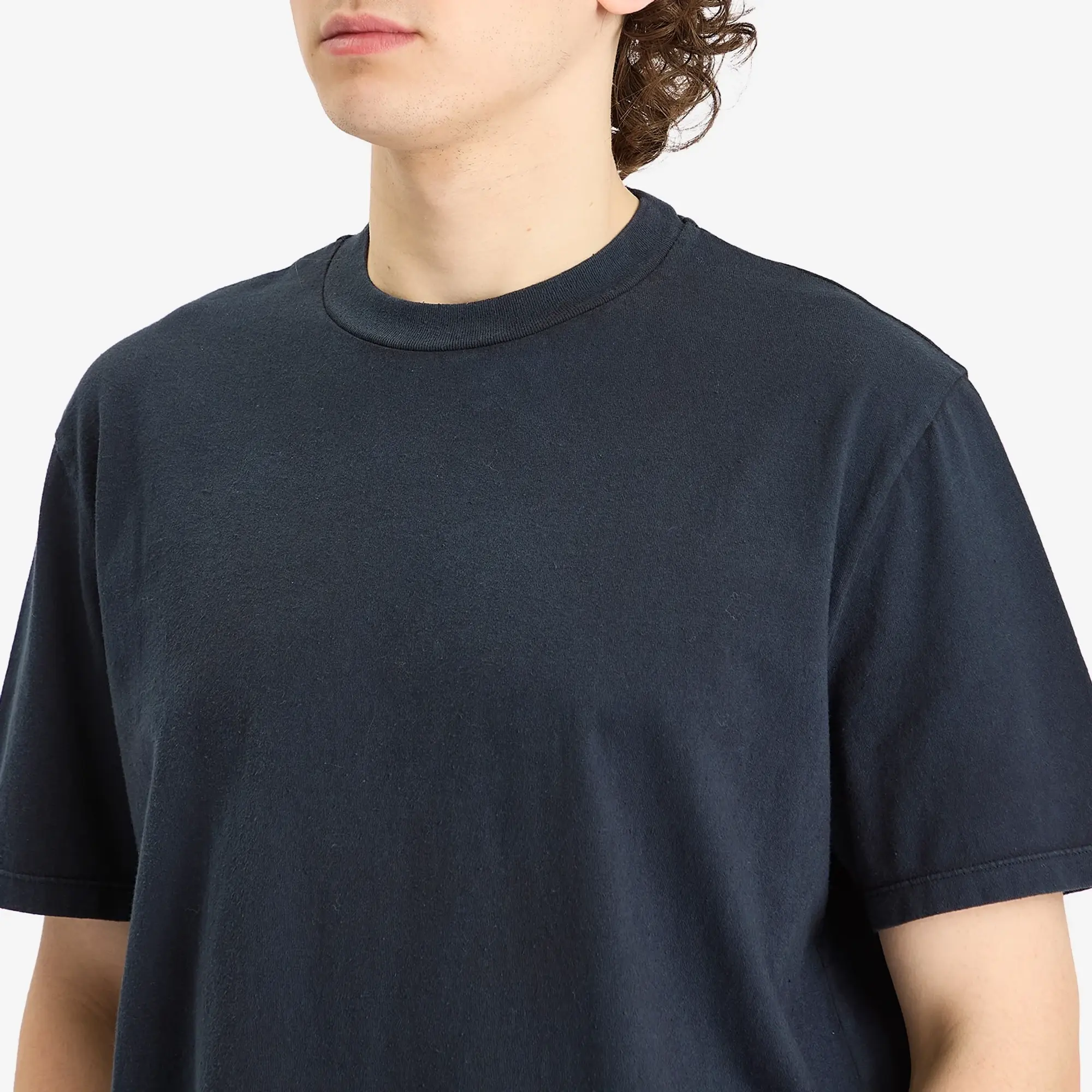 Our Legacy Men's Box T-Shirt Worn Blue Legacy Jersey