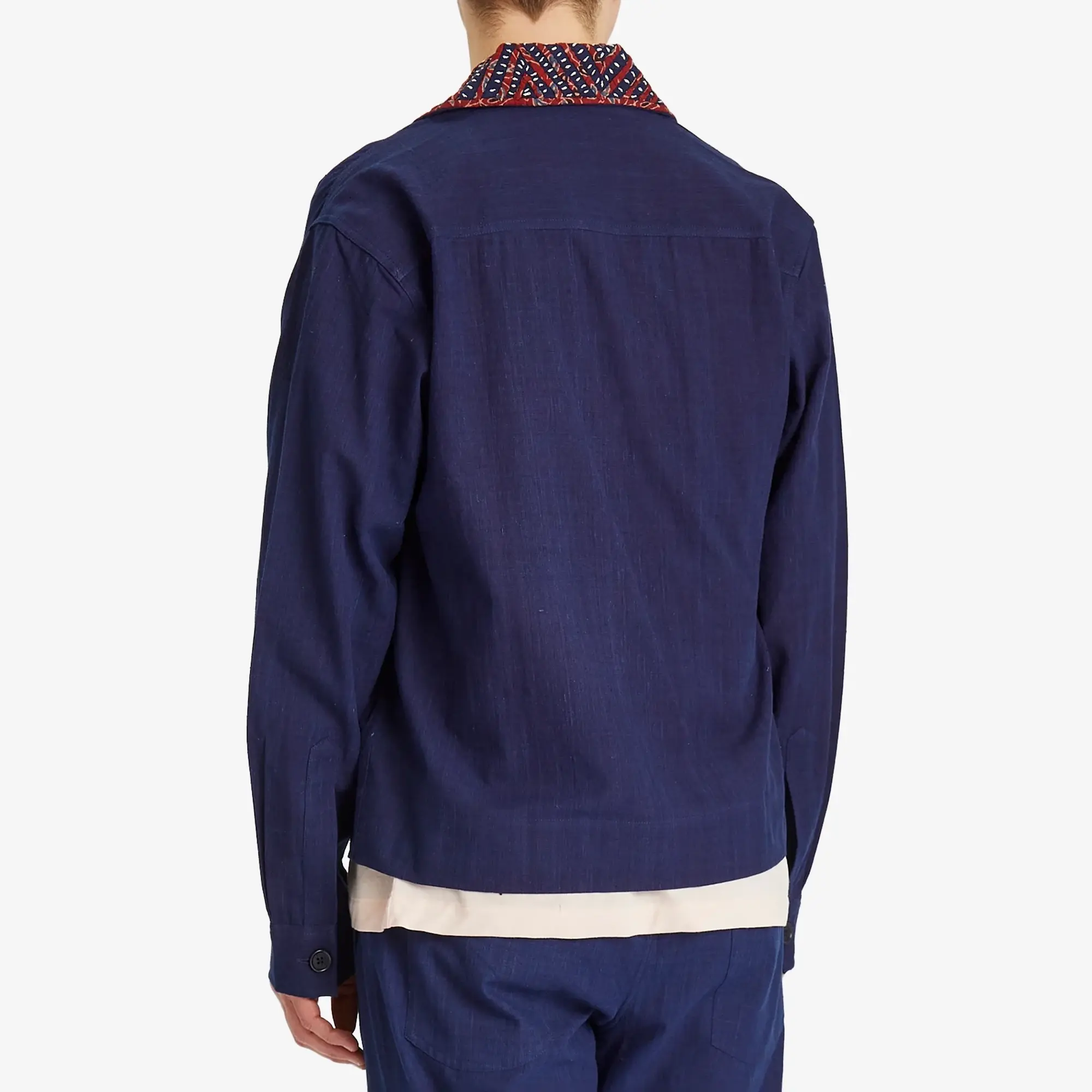 Kardo Men's Bodhi Patchwork Jacket Navy