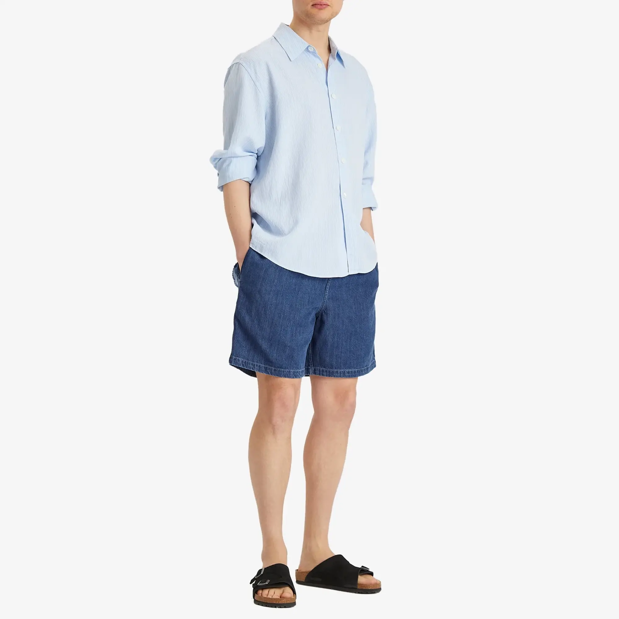 A Kind of Guise Men's Volta Shorts Bleached Denim