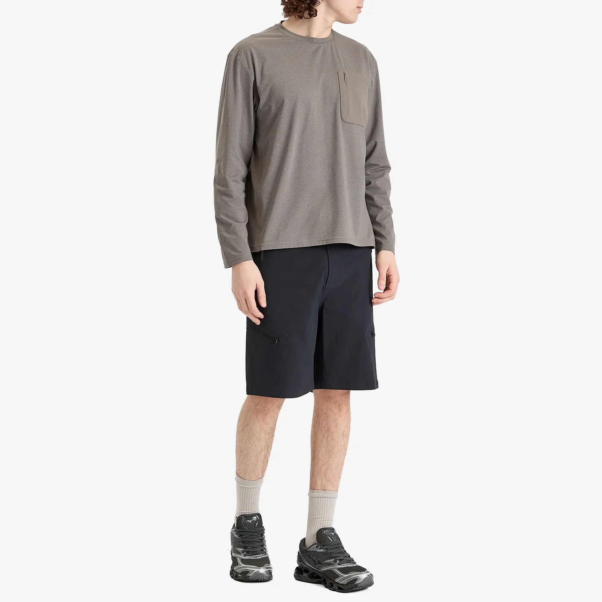 Hiking Patrol Men's Long Sleeve T-Shirt Grey