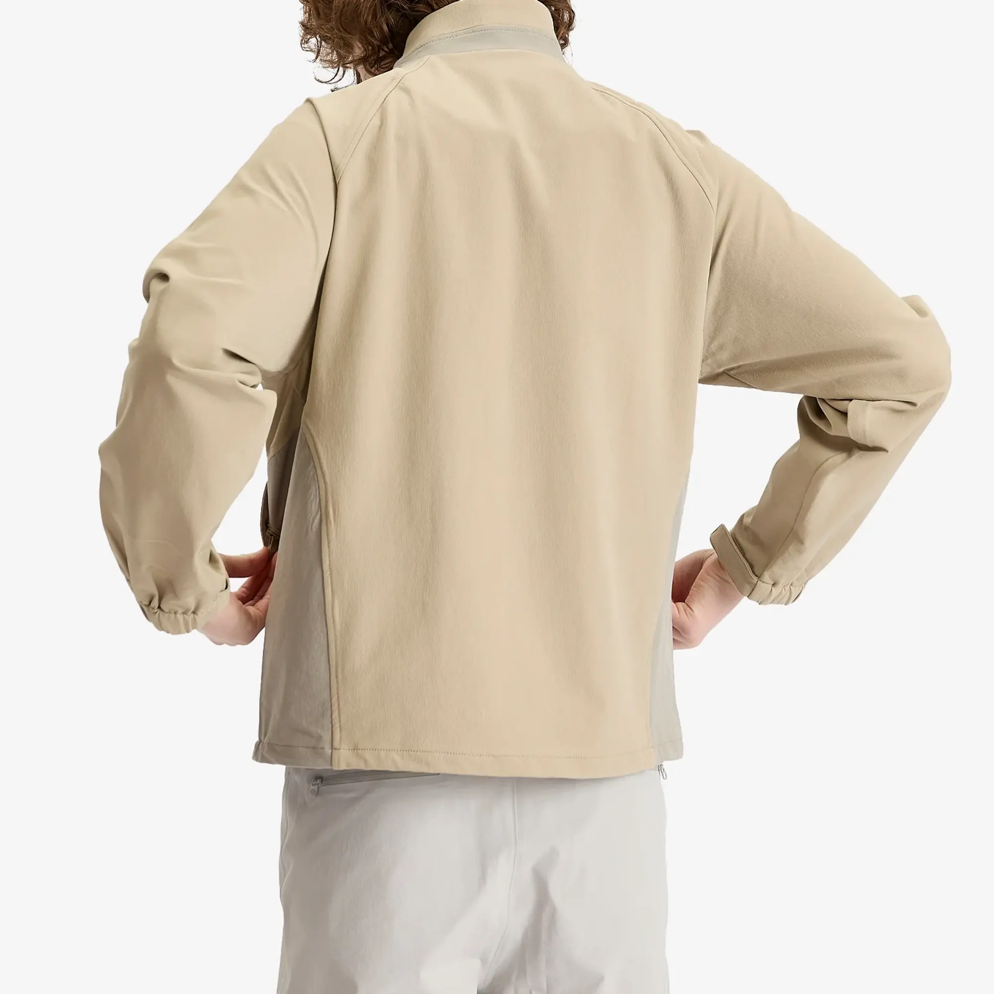 Hiking Patrol Men's Lightweight Soft Shell Jacket Light Beige