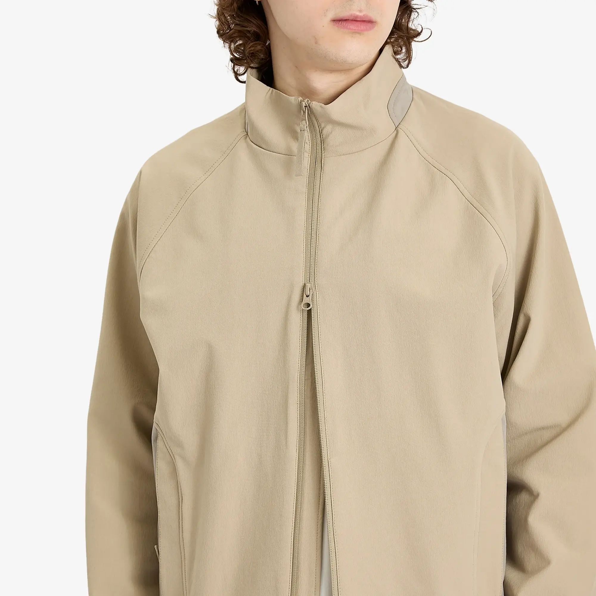 Hiking Patrol Men's Lightweight Soft Shell Jacket Light Beige