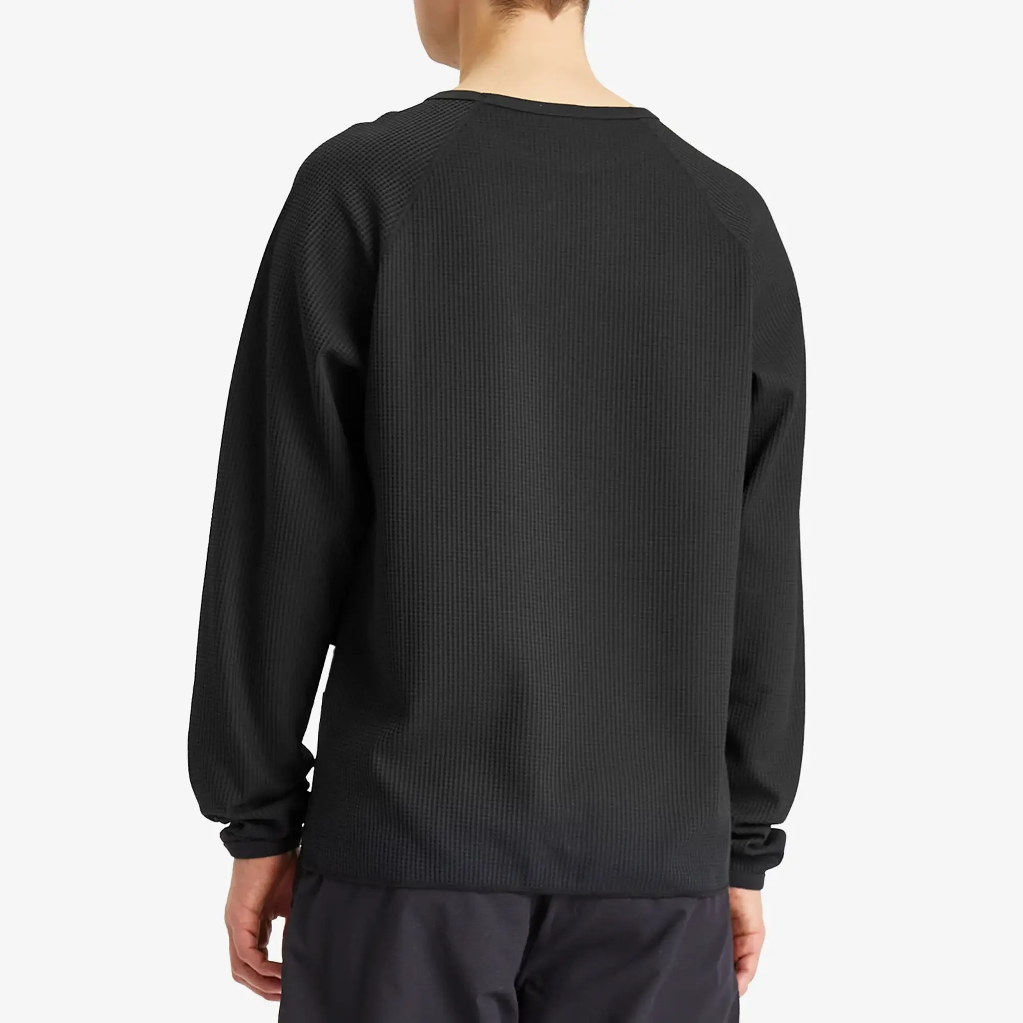 Purple Mountain Observatory Men's Waffle Long Sleeve T-Shirt Black