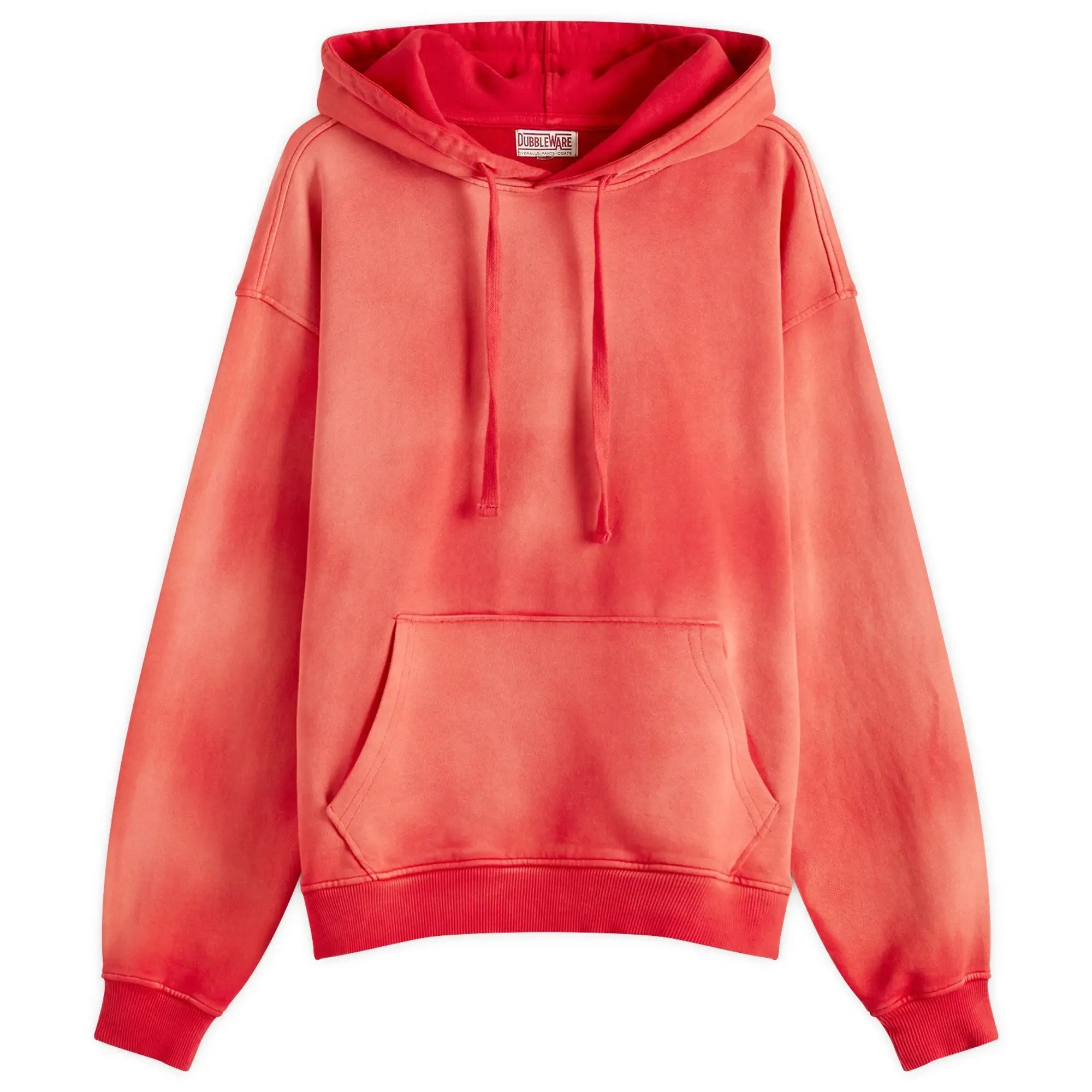 Dubbleware Men's Sun Faded Hoodie Red