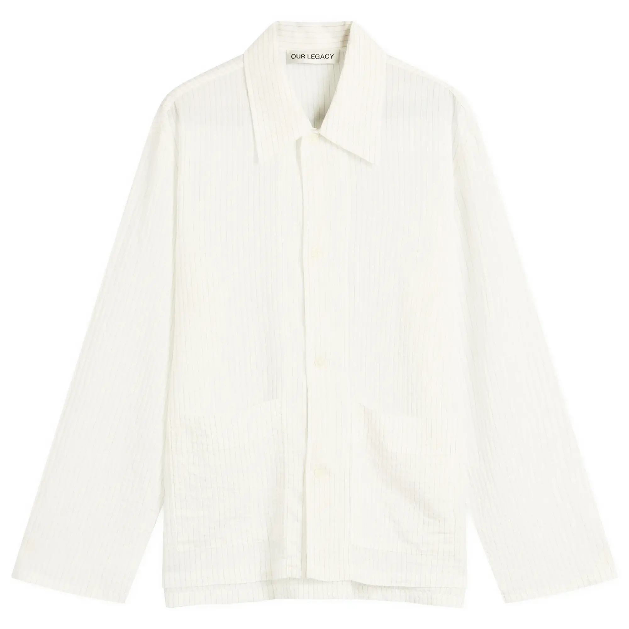 Our Legacy Men's Haven Jacket Baws Stripe Holiday Viscose