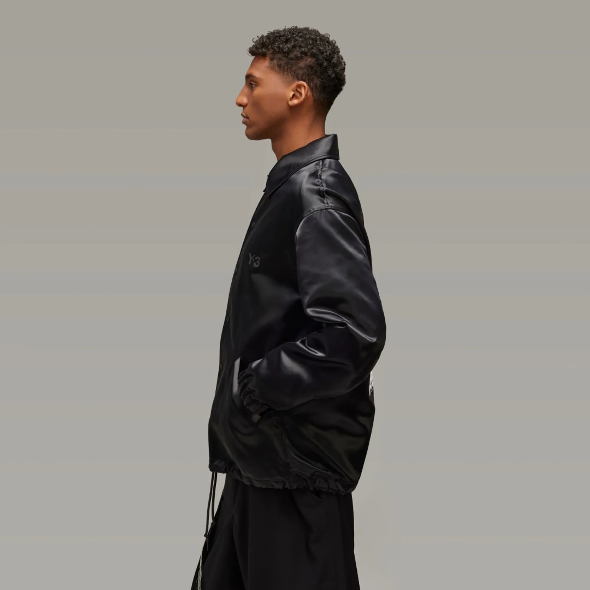 adidas Y-3 Graphic Coach Jacket | JN4883 | FOOTY.COM