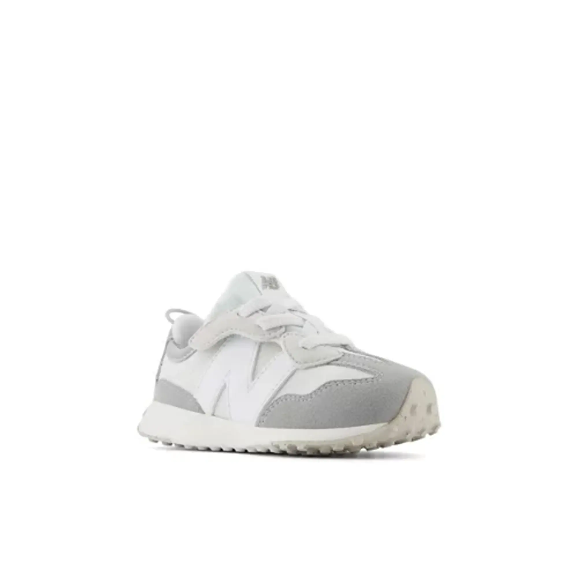 New Balance Kids' 327 NEW-B HOOK & LOOP in Grey/White Synthetic