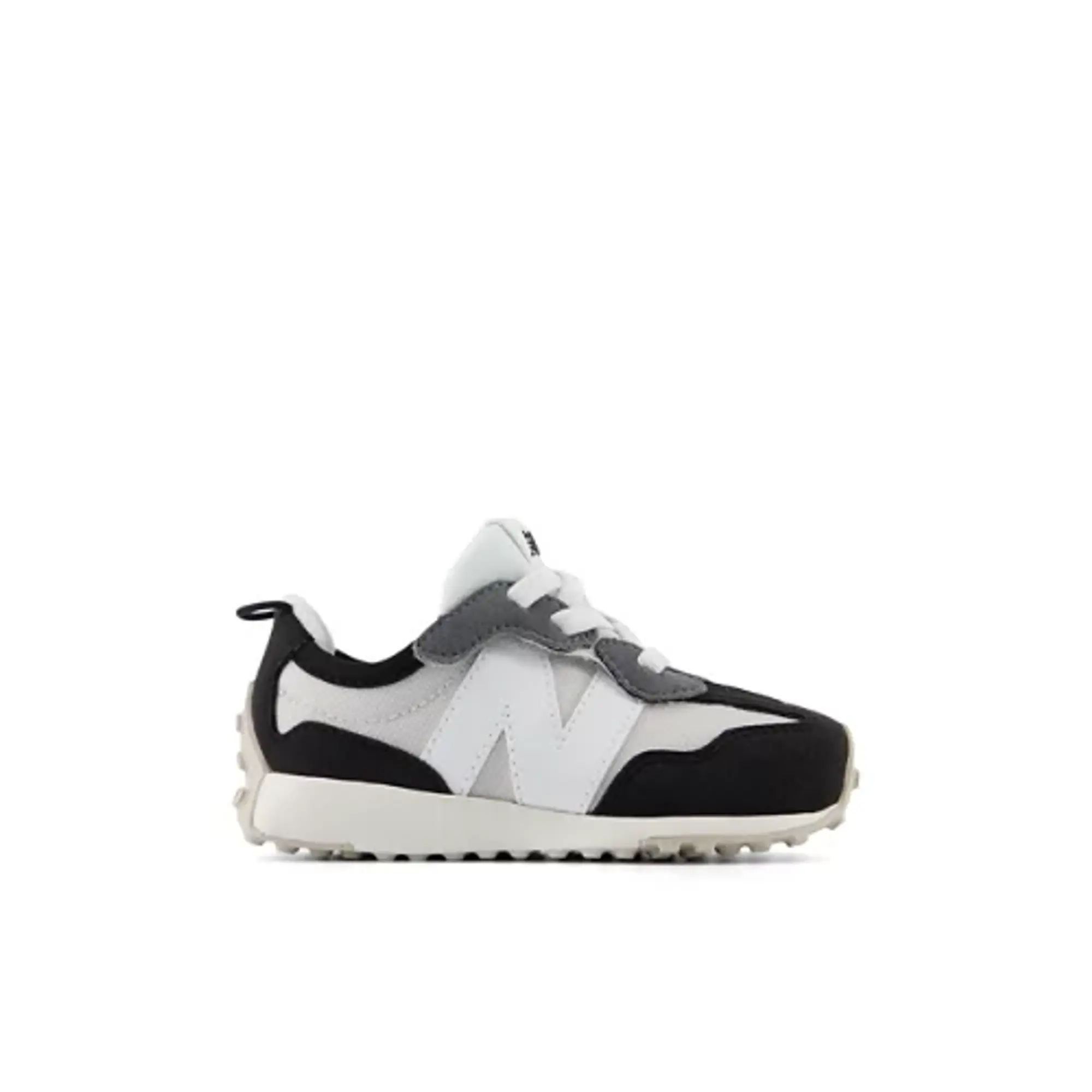 New Balance Kids' 327 NEW-B HOOK & LOOP in Grey/White Synthetic