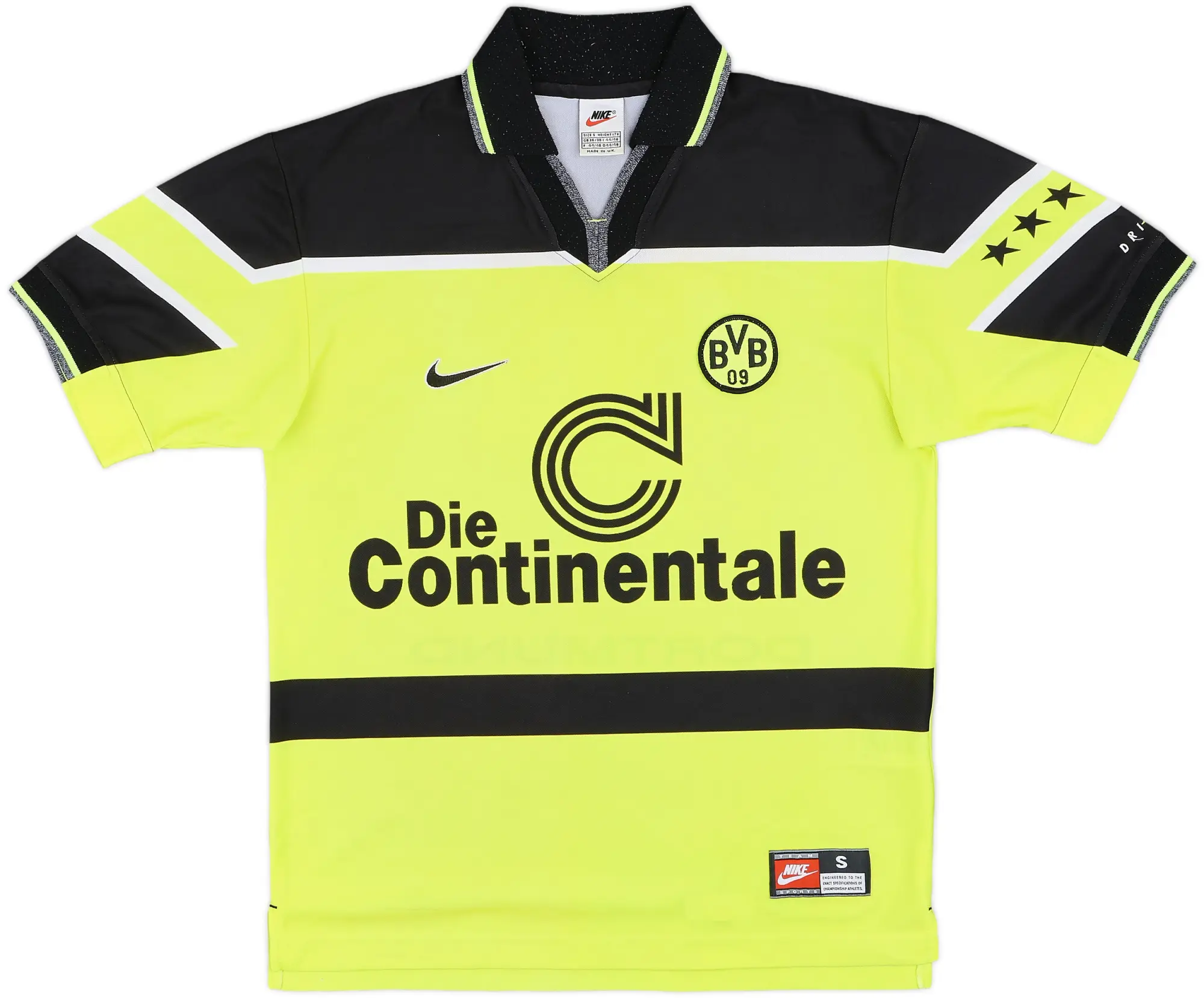 Nike Borussia Dortmund Boys SS Home Shirt 1997/98