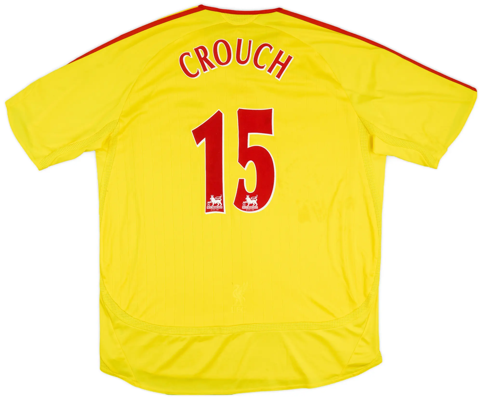 2006-07 Liverpool Away Shirt Crouch #15 - 6/10 - (XL)
