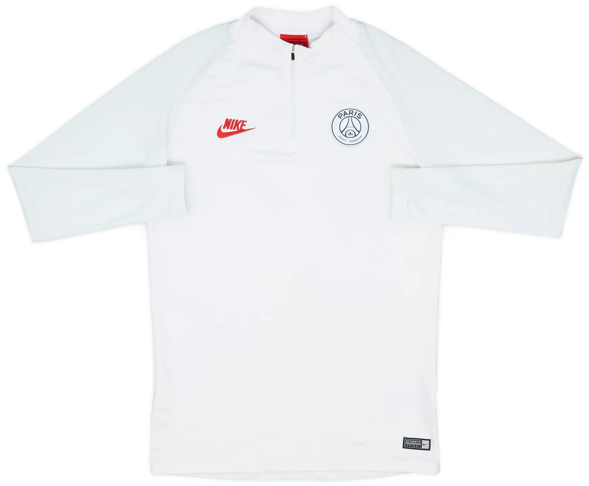 2019-20 Paris Saint-Germain Nike 1/4 Zip Drill Top - 6/10 - (M)