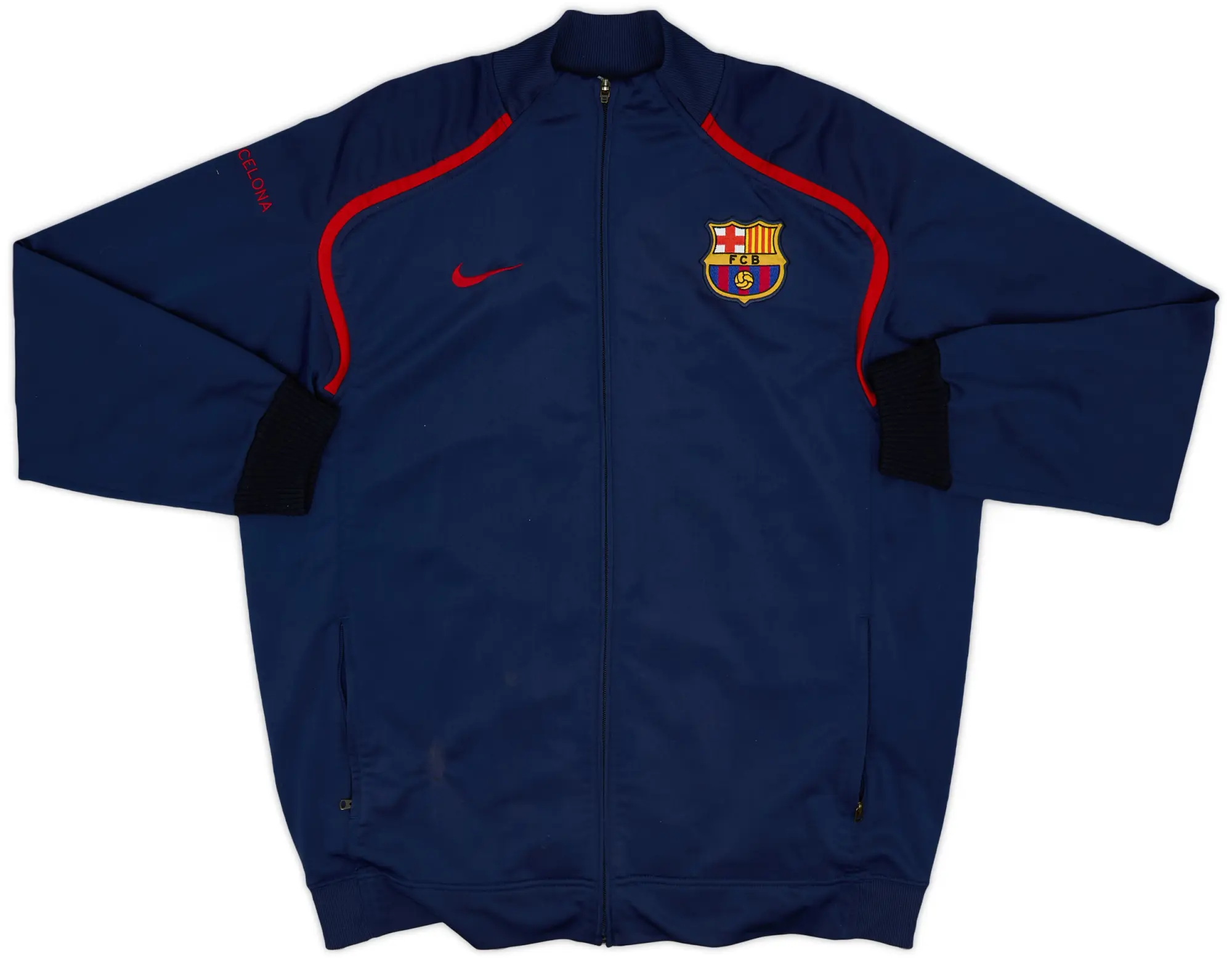 2006-07 Barcelona Nike Track Jacket - 7/10 - (XL)