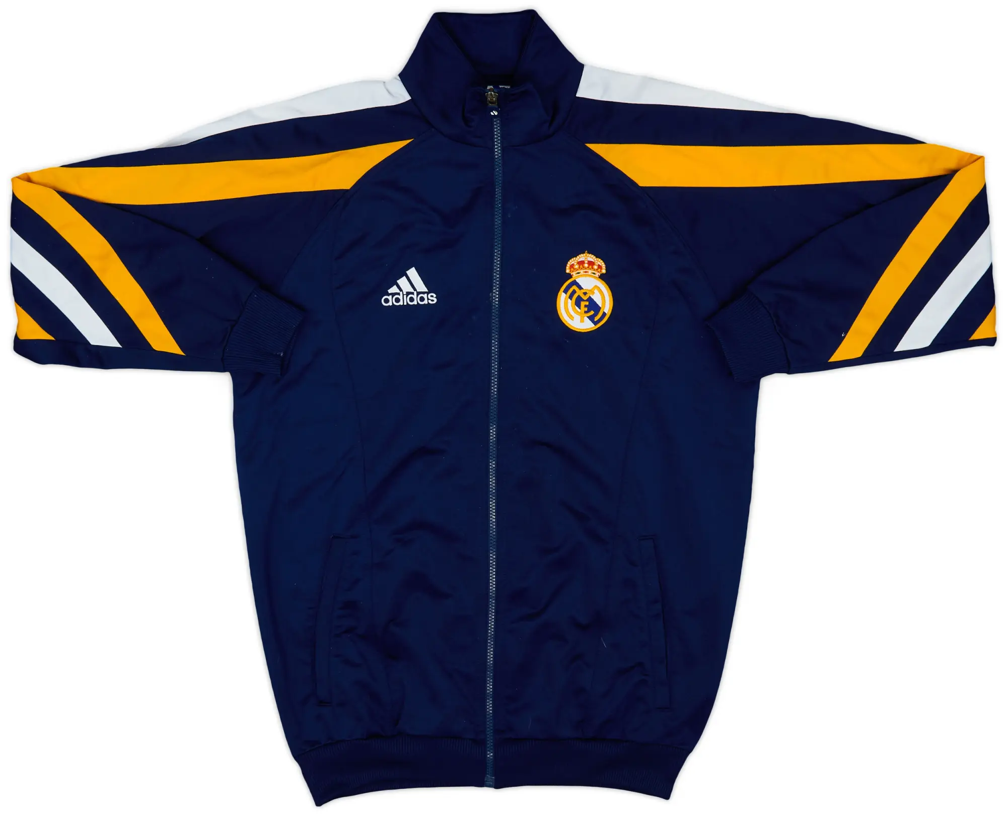 1998-99 Real Madrid adidas Track Jacket - 8/10 - (XL.Boys)